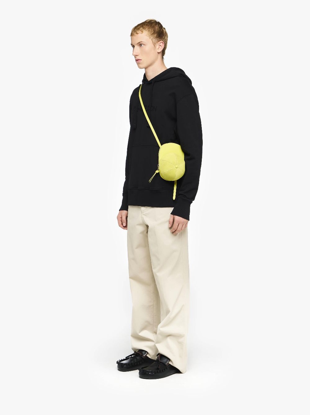 STRAIGHT LEG TROUSERS WITH BUTTON DETAIL - 4