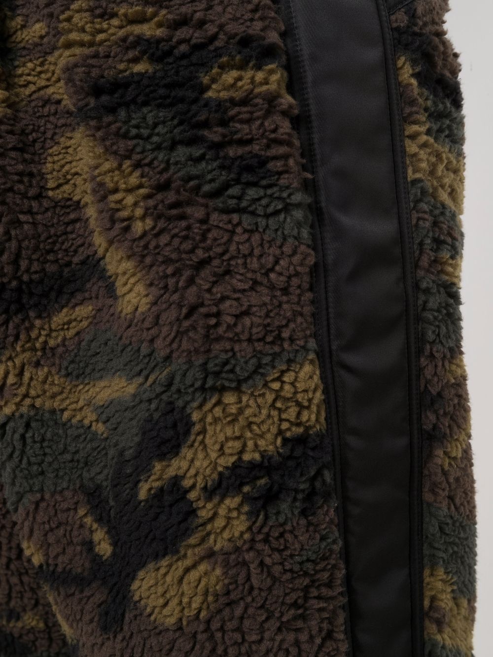 camouflage fleece trousers - 5