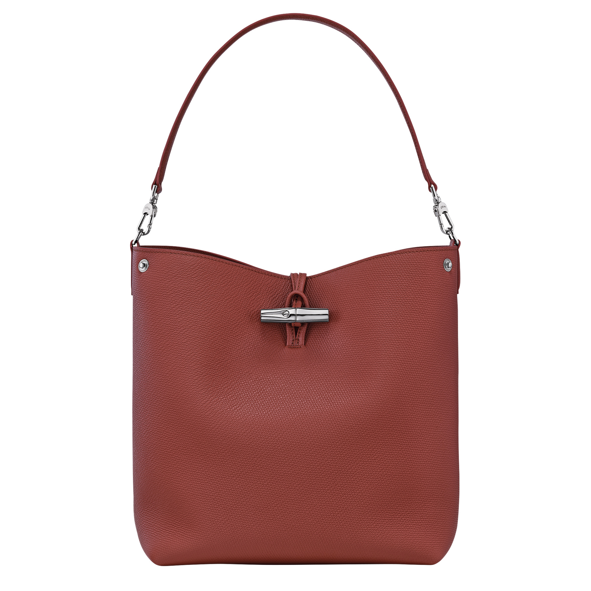 Le Roseau M Shoulder bag Chestnut - Leather - 1