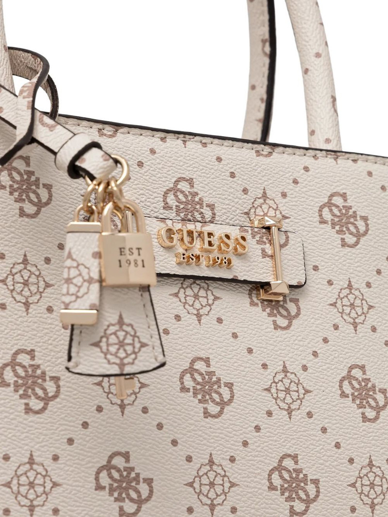 Silia 2 monogram charm tote bag 5
