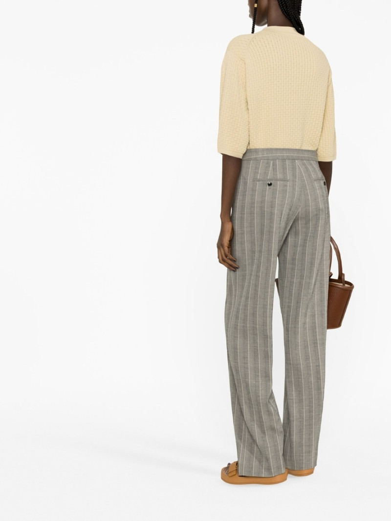 striped tailored trousers 4