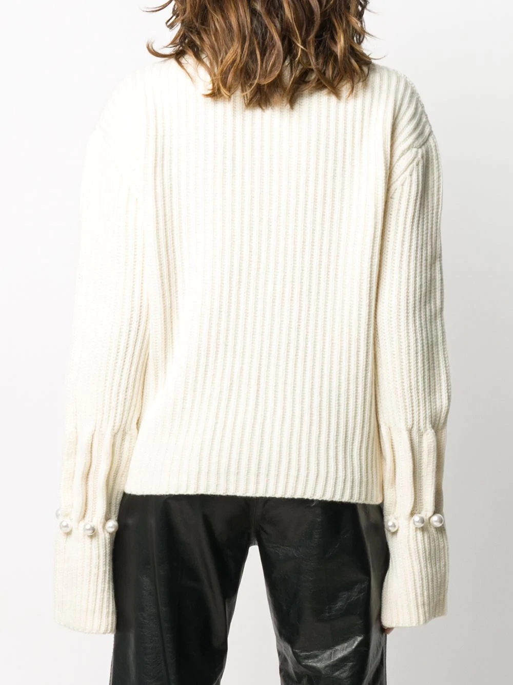 pearl trim jumper - 4