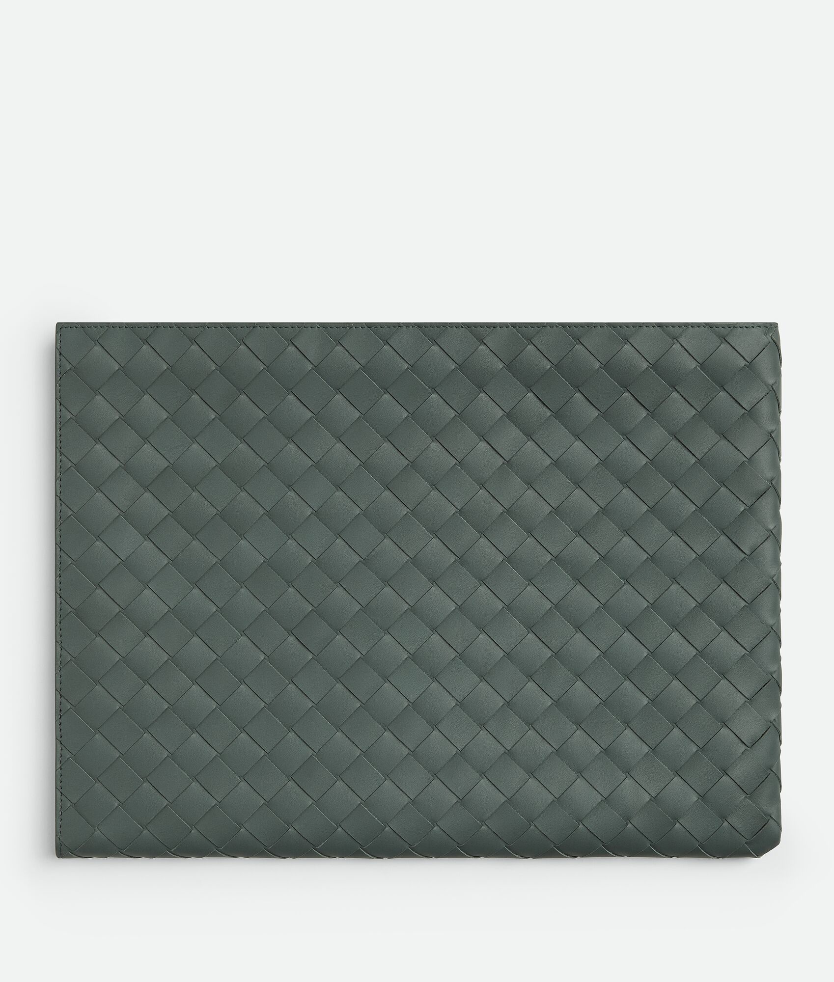 Intrecciato Half Zip Pouch - 3