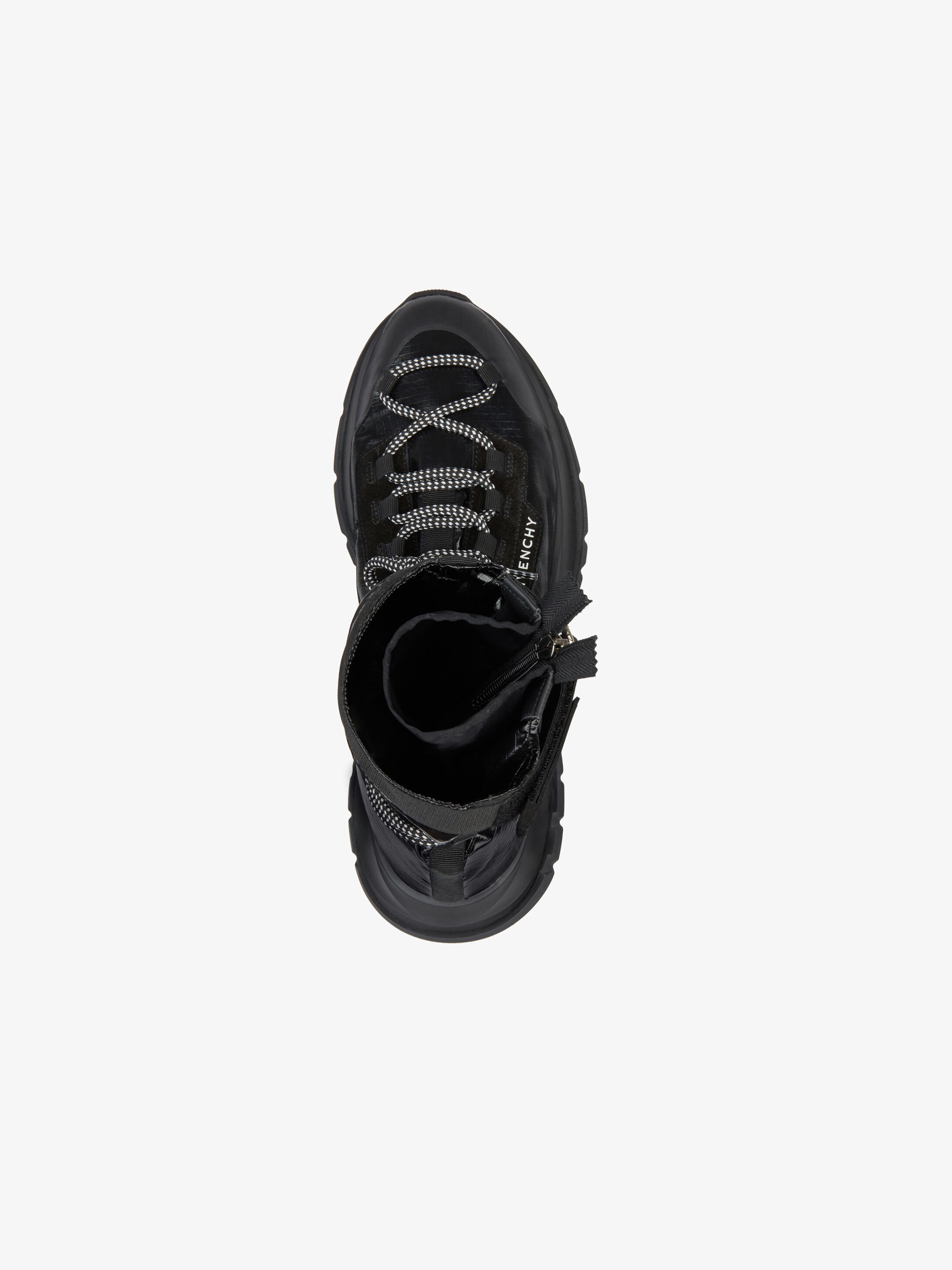 Spectre high-top sneakers in shiny nylon - 7