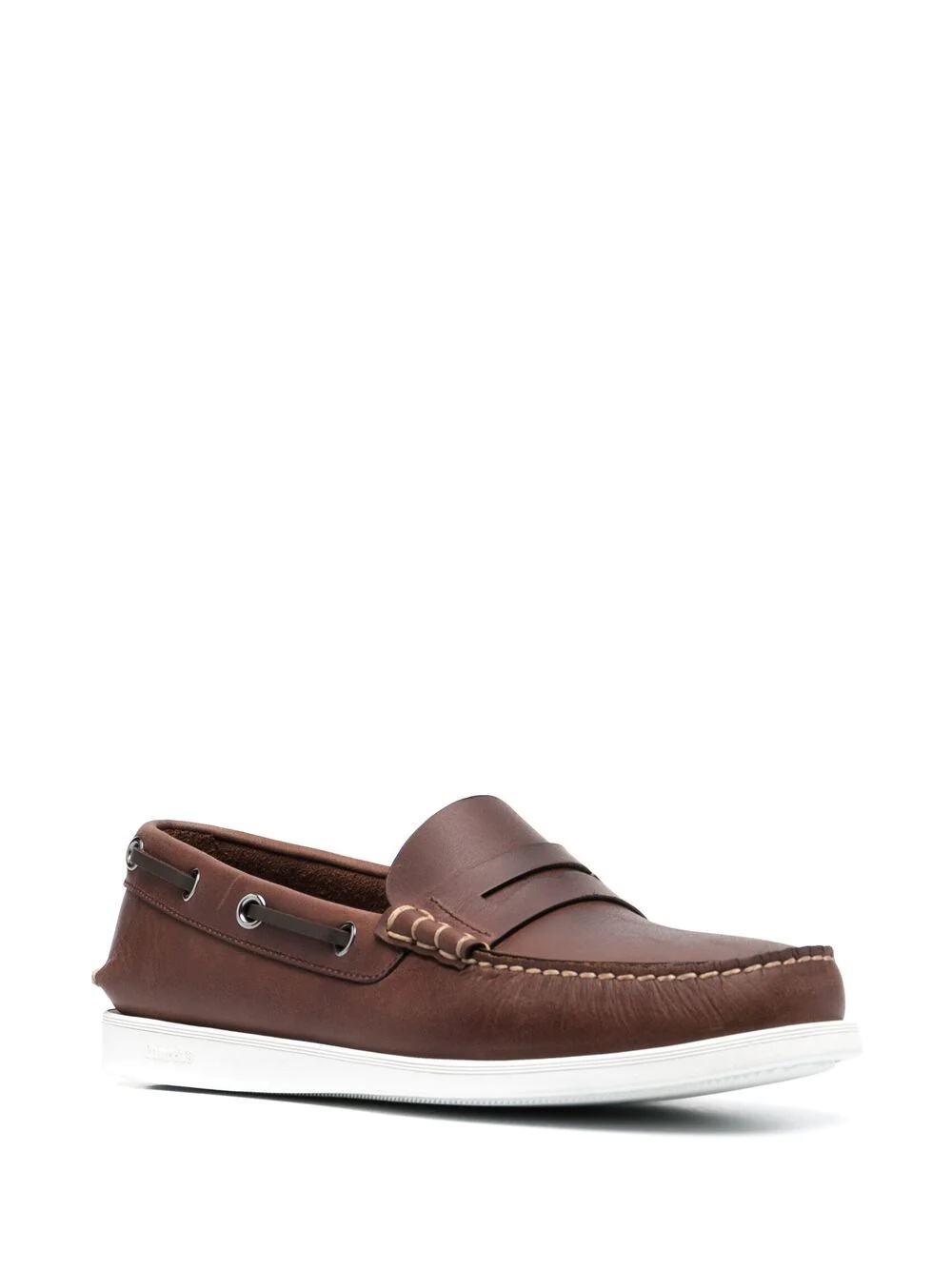 round-toe slip-on loafers - 2