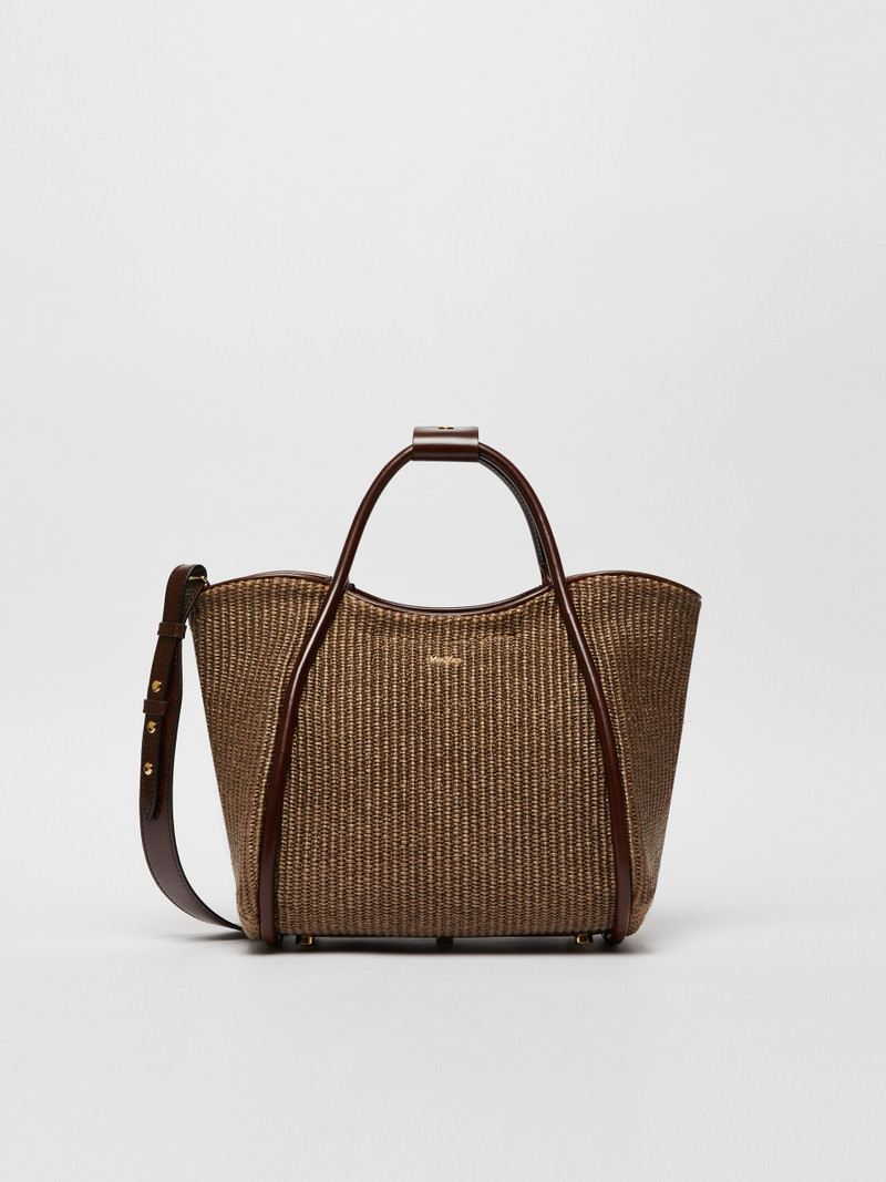 MARINESTRAWS Small raffia Marine bag 1