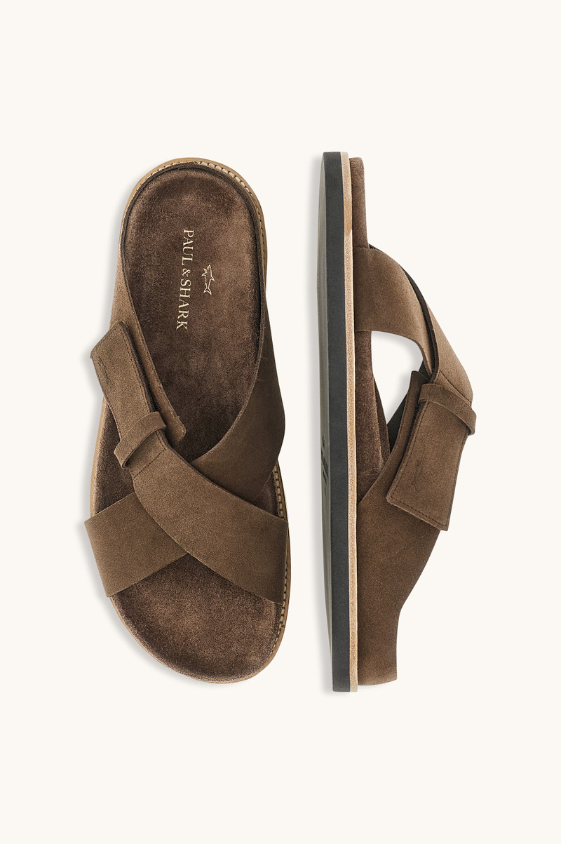 Paul & Shark SLIP‑ON SANDALS IN SUEDE outlook