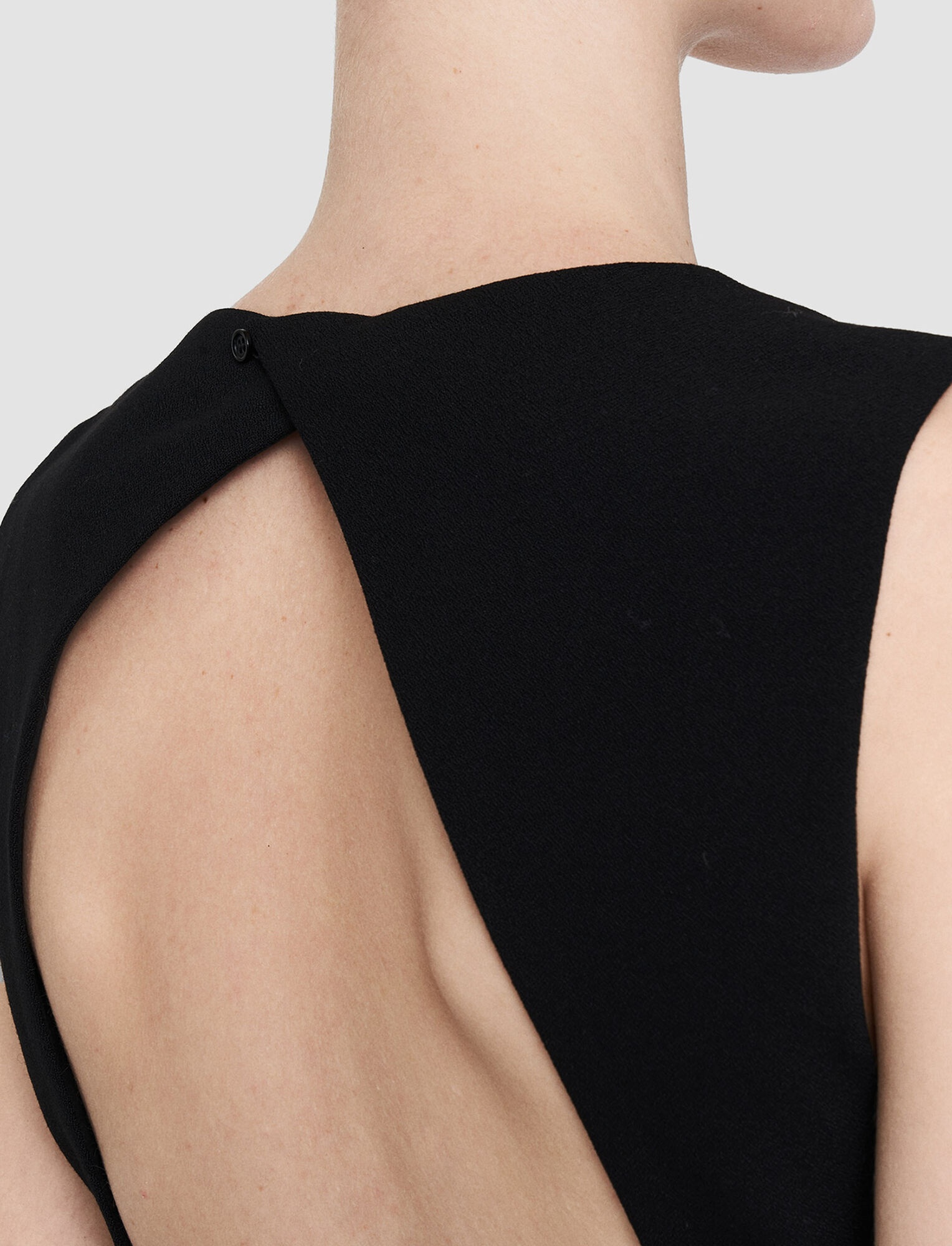Formal Crepe Thiers Backless Jumpsuit - 4