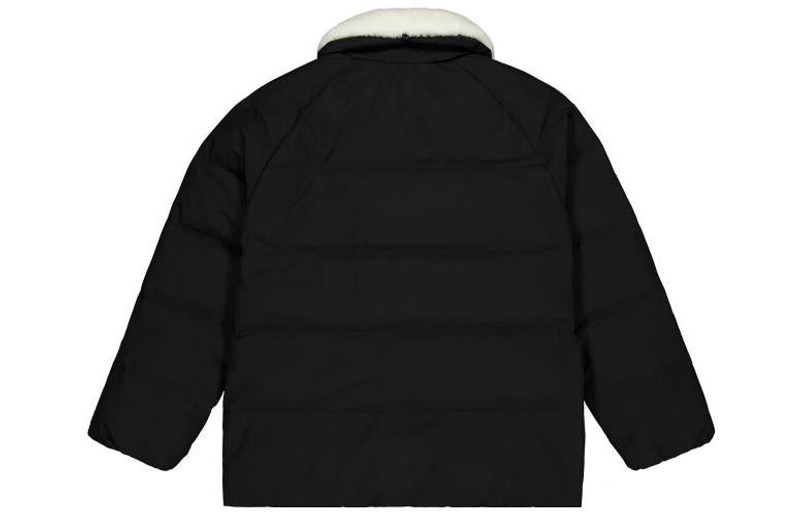 New Balance (WMNS) New Balance Warm Heavy Puffer Coat 'Black White' NPD4E122-BK outlook
