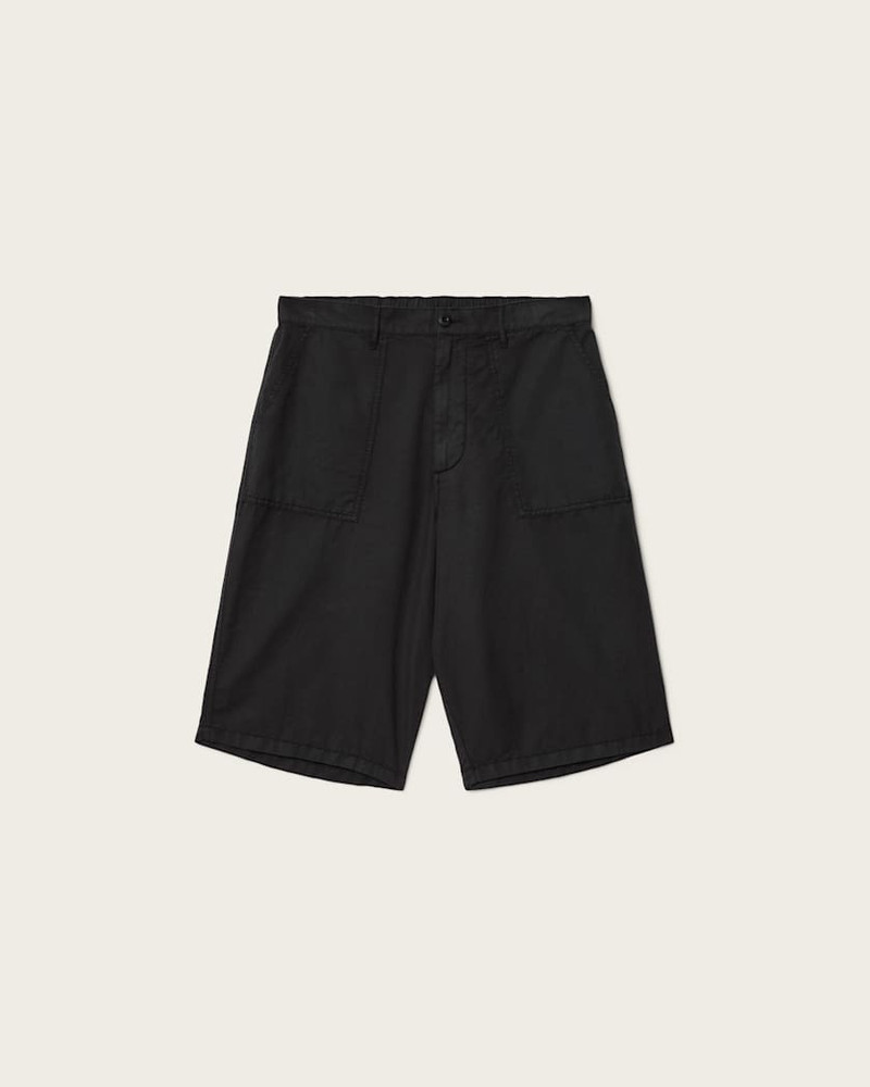 ECHO LINEN BLEND RELAXED FIT SHORTS 1