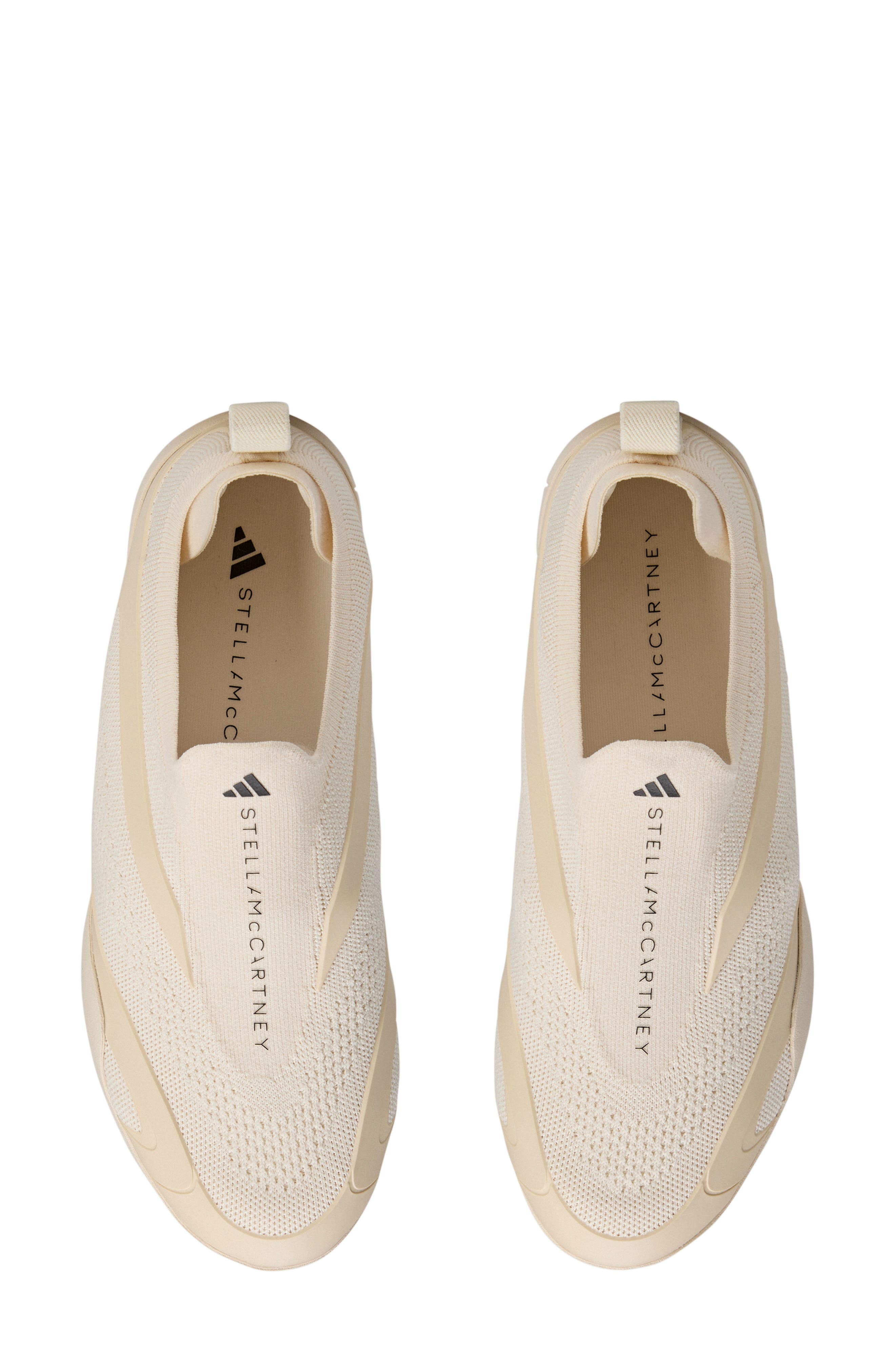 adidas by Stella McCartney Taekwondo Slip-On Sneaker in Almond/Almond/Black at Nordstrom - 4