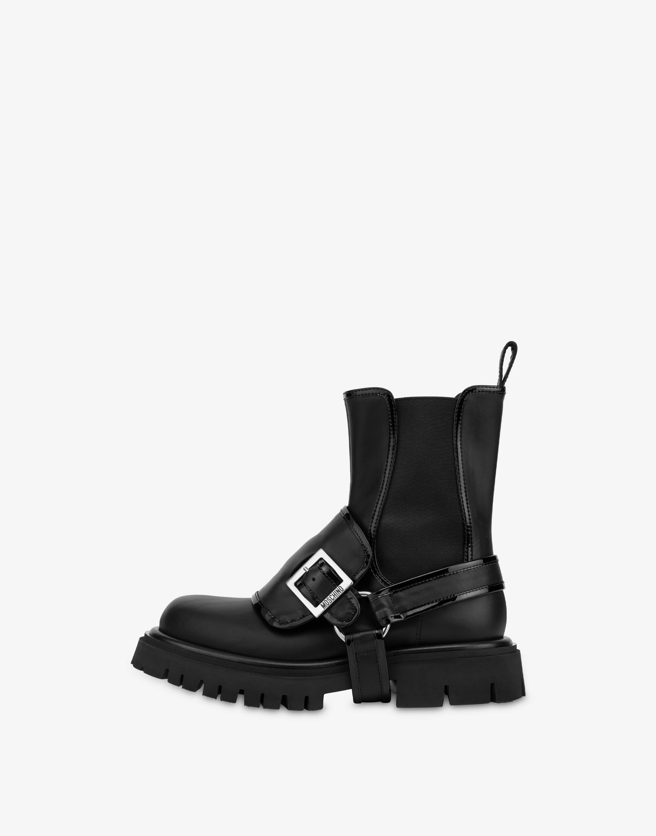 OUTLINE CALFSKIN BEATLE BOOTS - 2