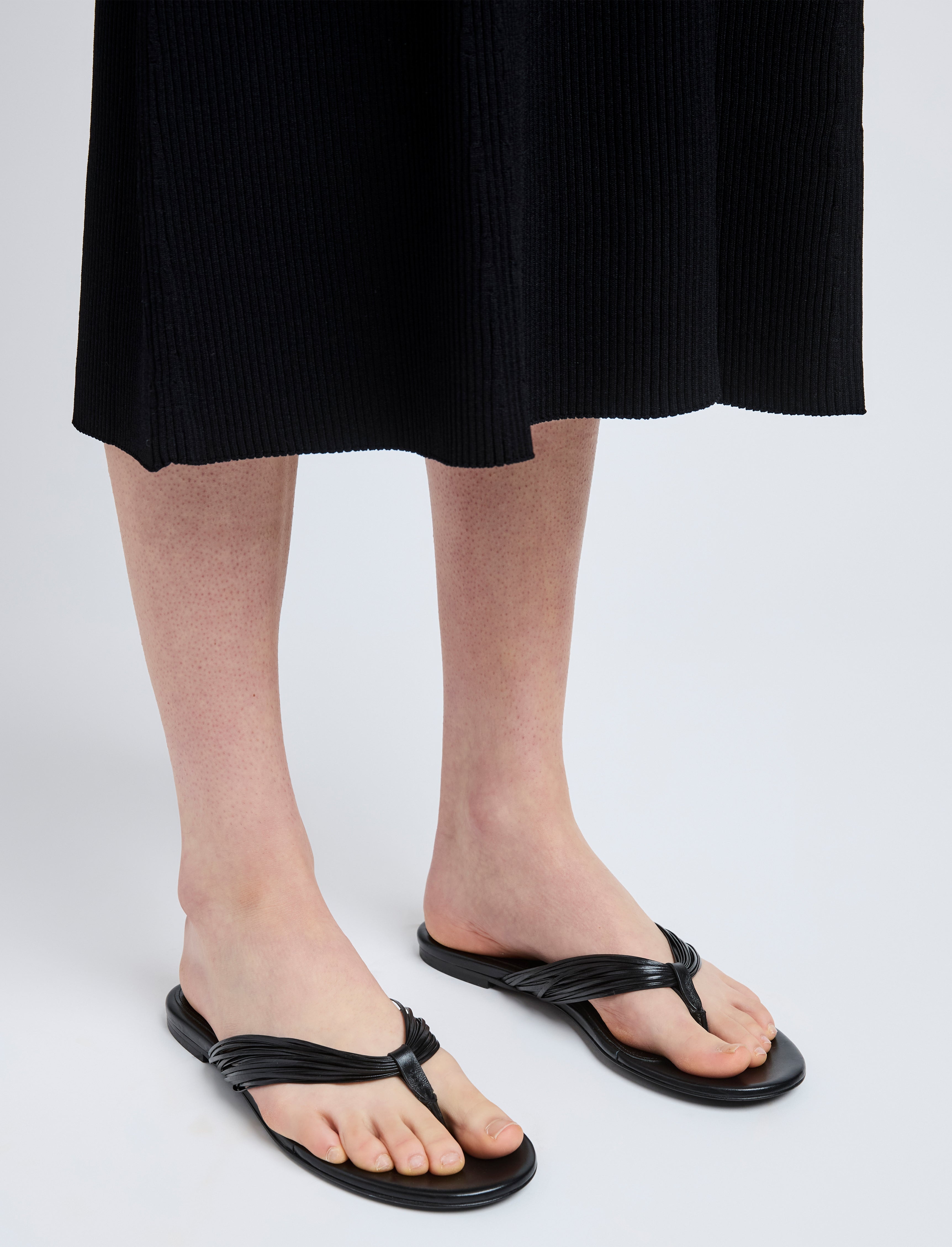 Cable Thong Sandals - 5