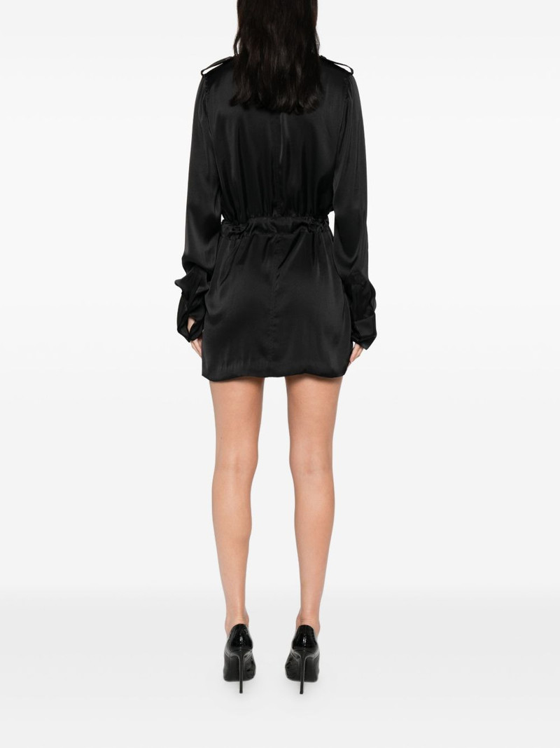 belted flap-pocket shirt dress 4