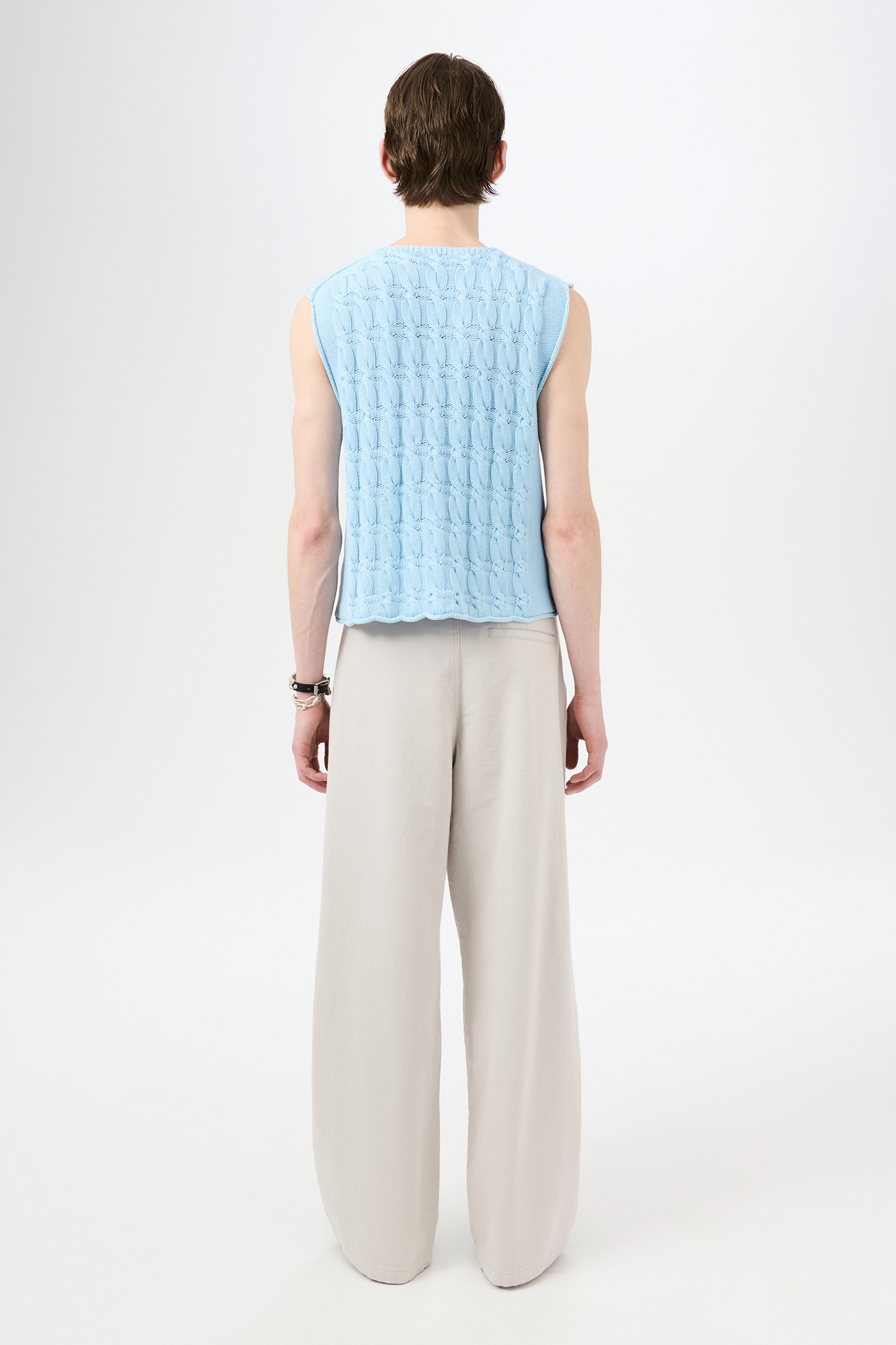 Pleaser Tank Natural Dye Sky Dry Cotton - 6