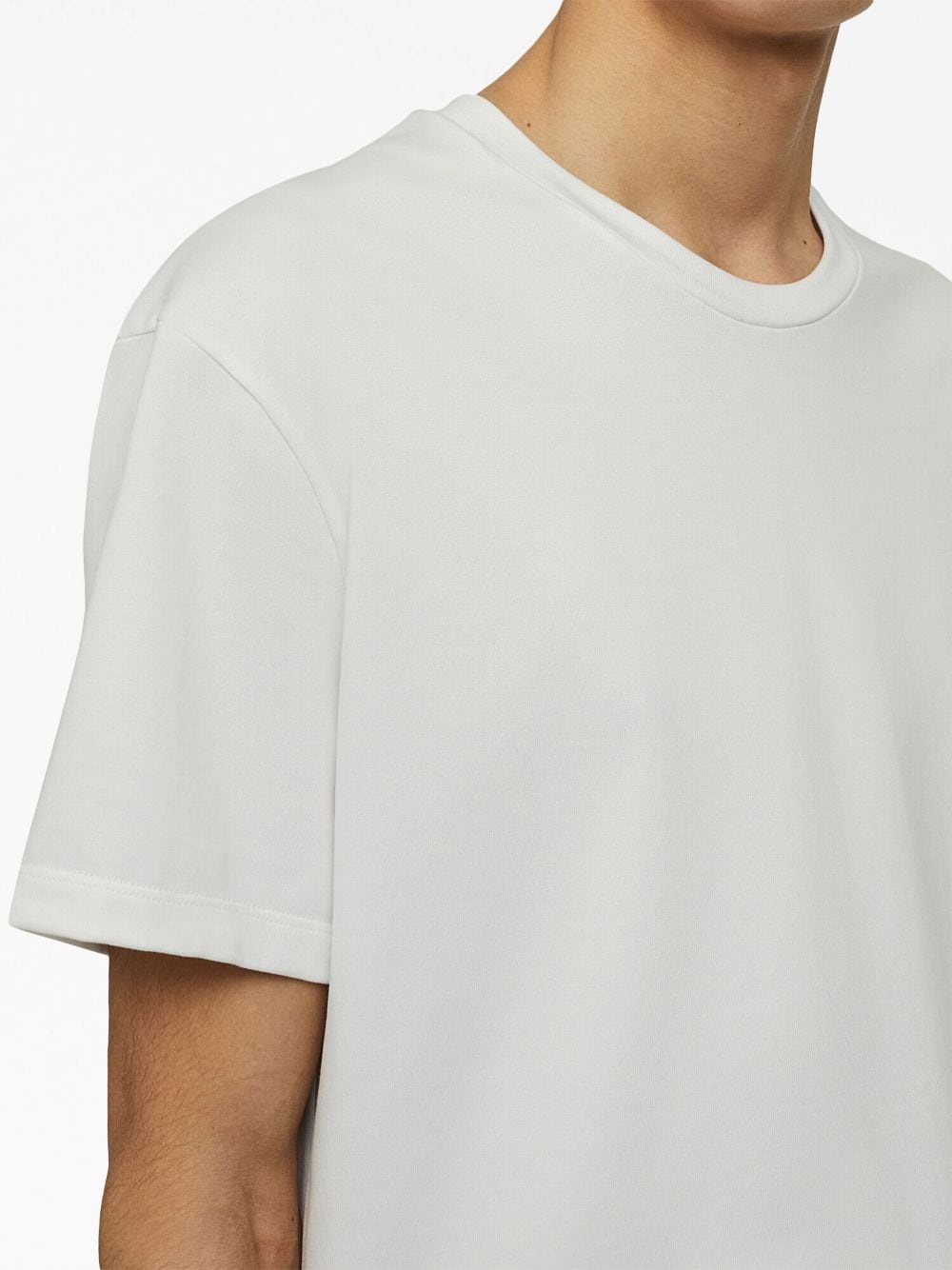 logo-plaque cotton T-shirt - 5