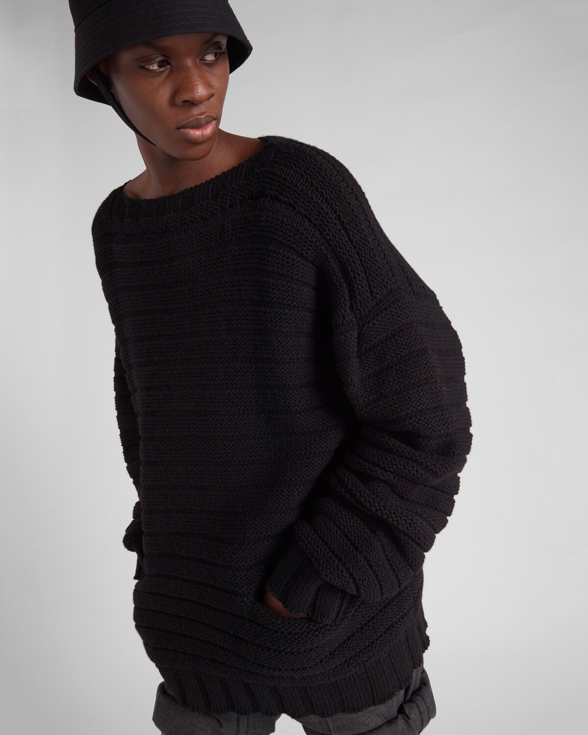 Shetland wool boat-neck sweater - 3