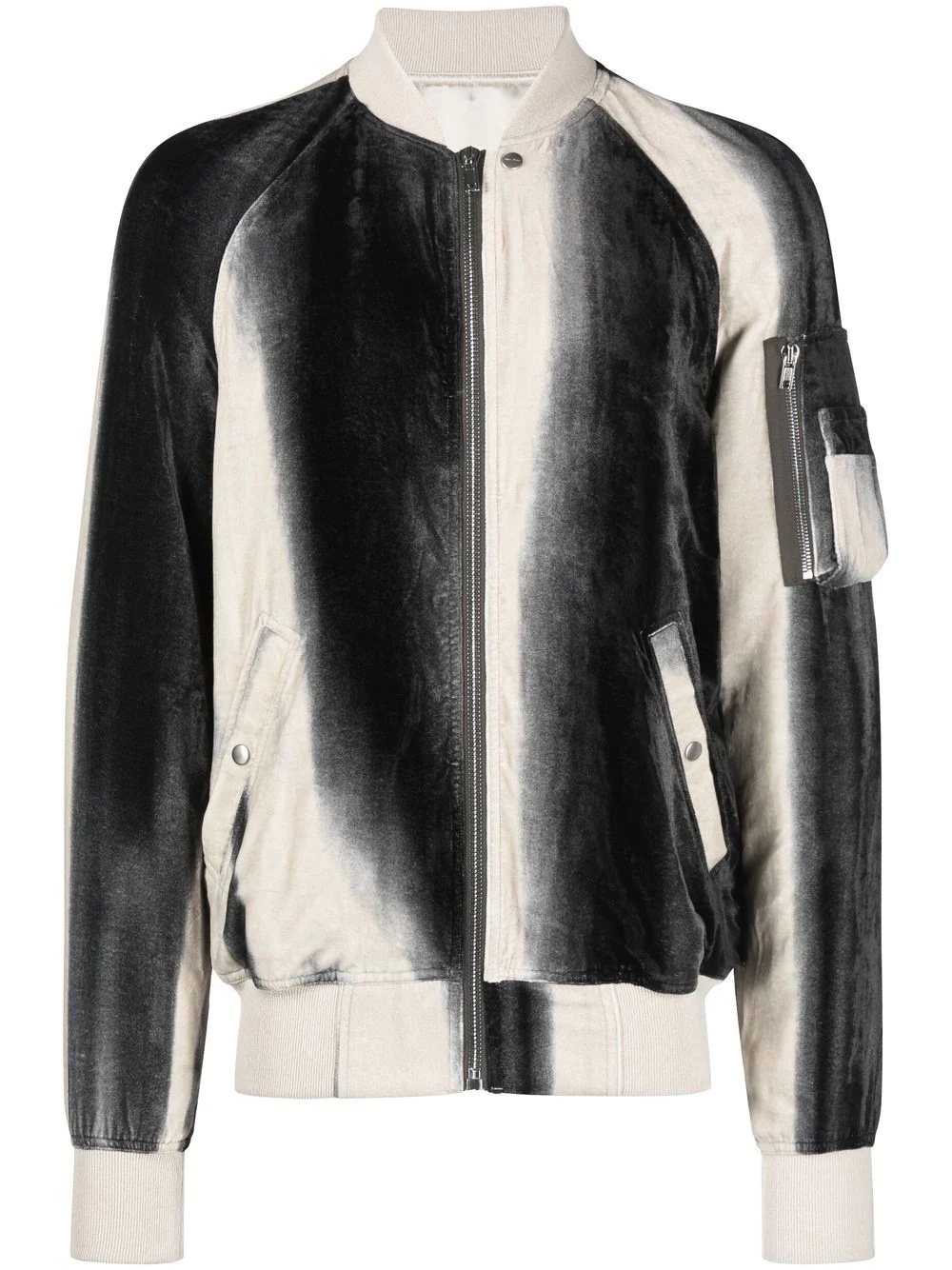 Flight faded-effect bomber jacket - 1