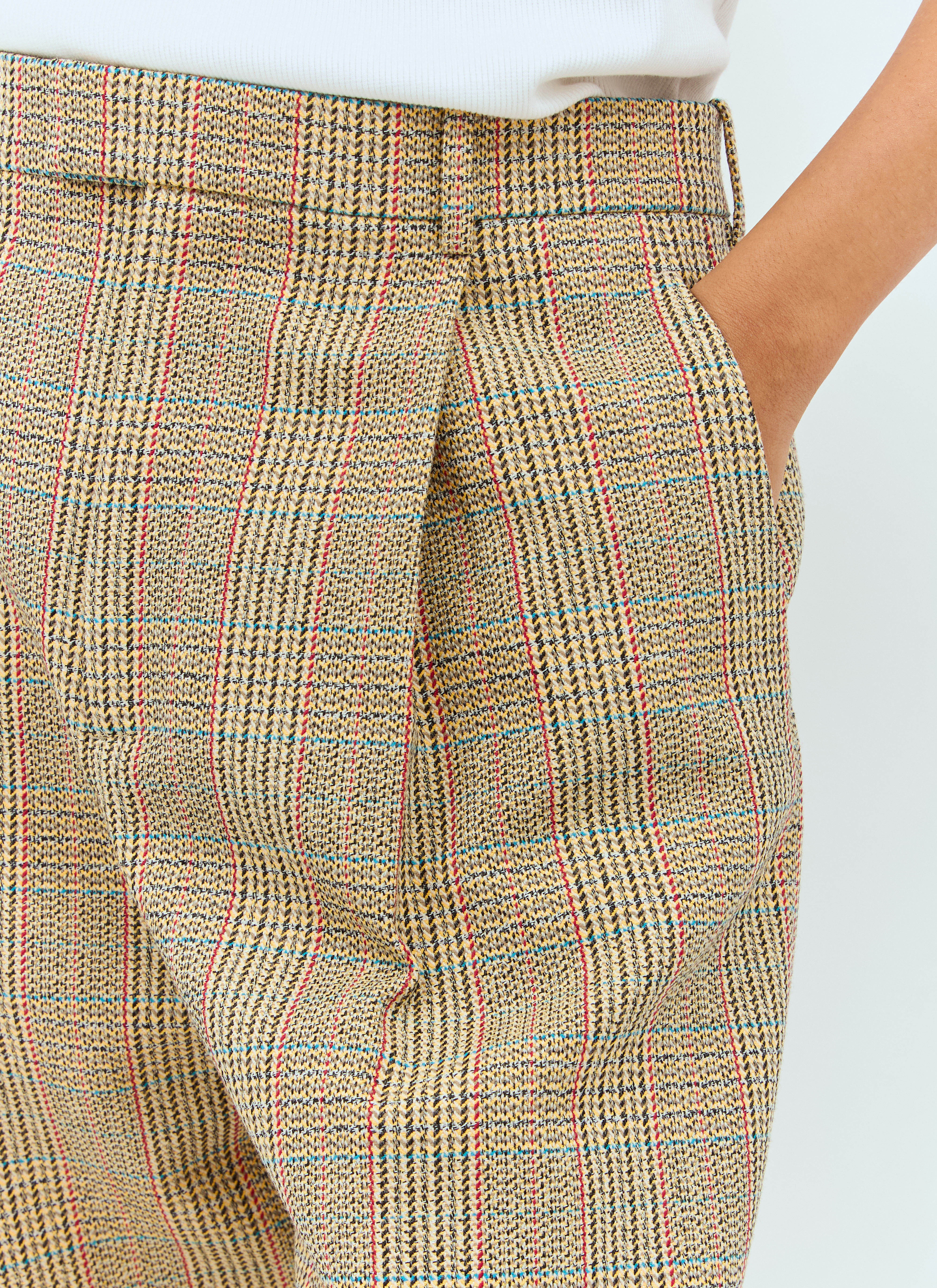 Bottega Veneta Women Prince Of Wales Tweed Pants - 5