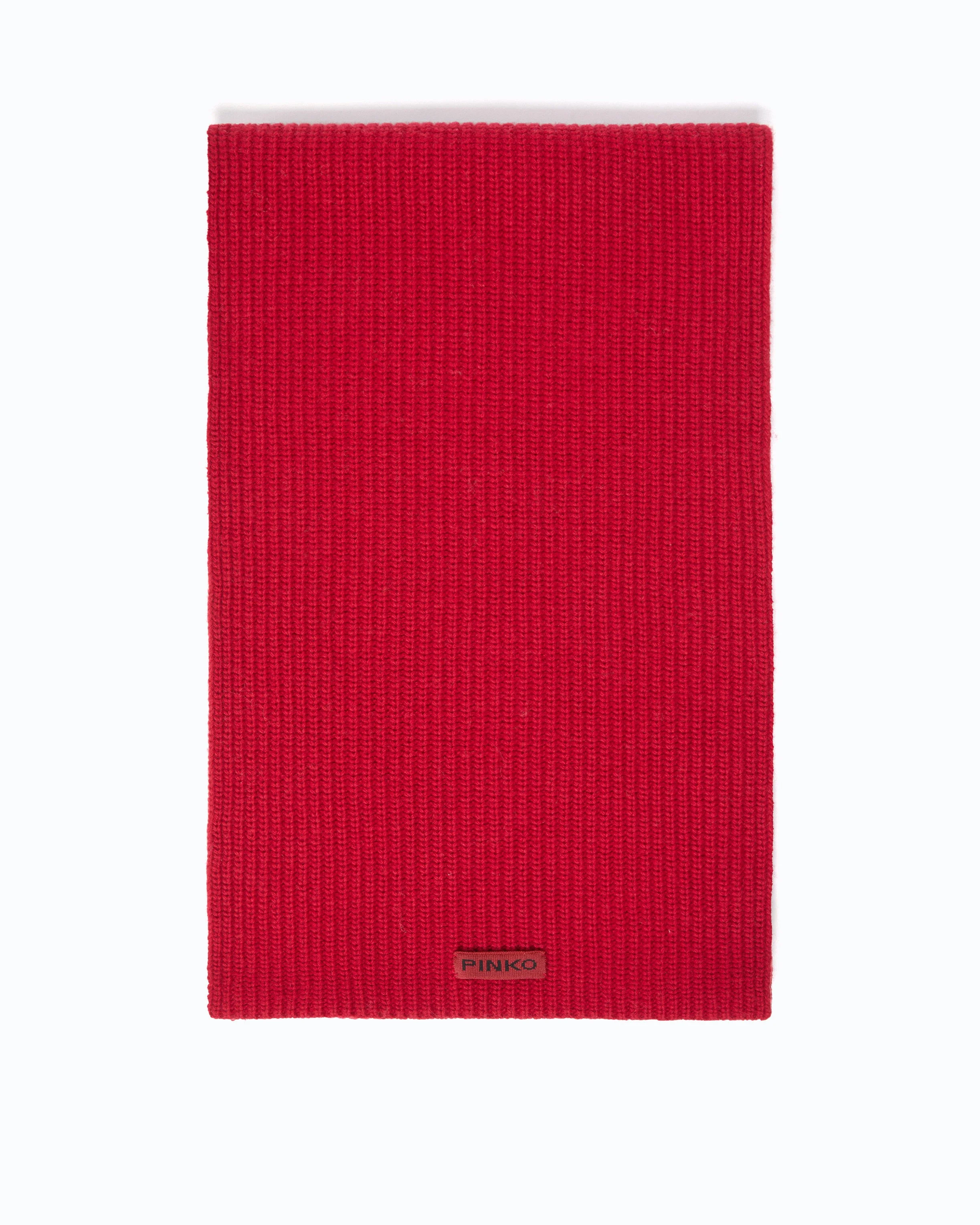 RIBBED CASHMERE- AND WOOL-BLEND SCARF - 1