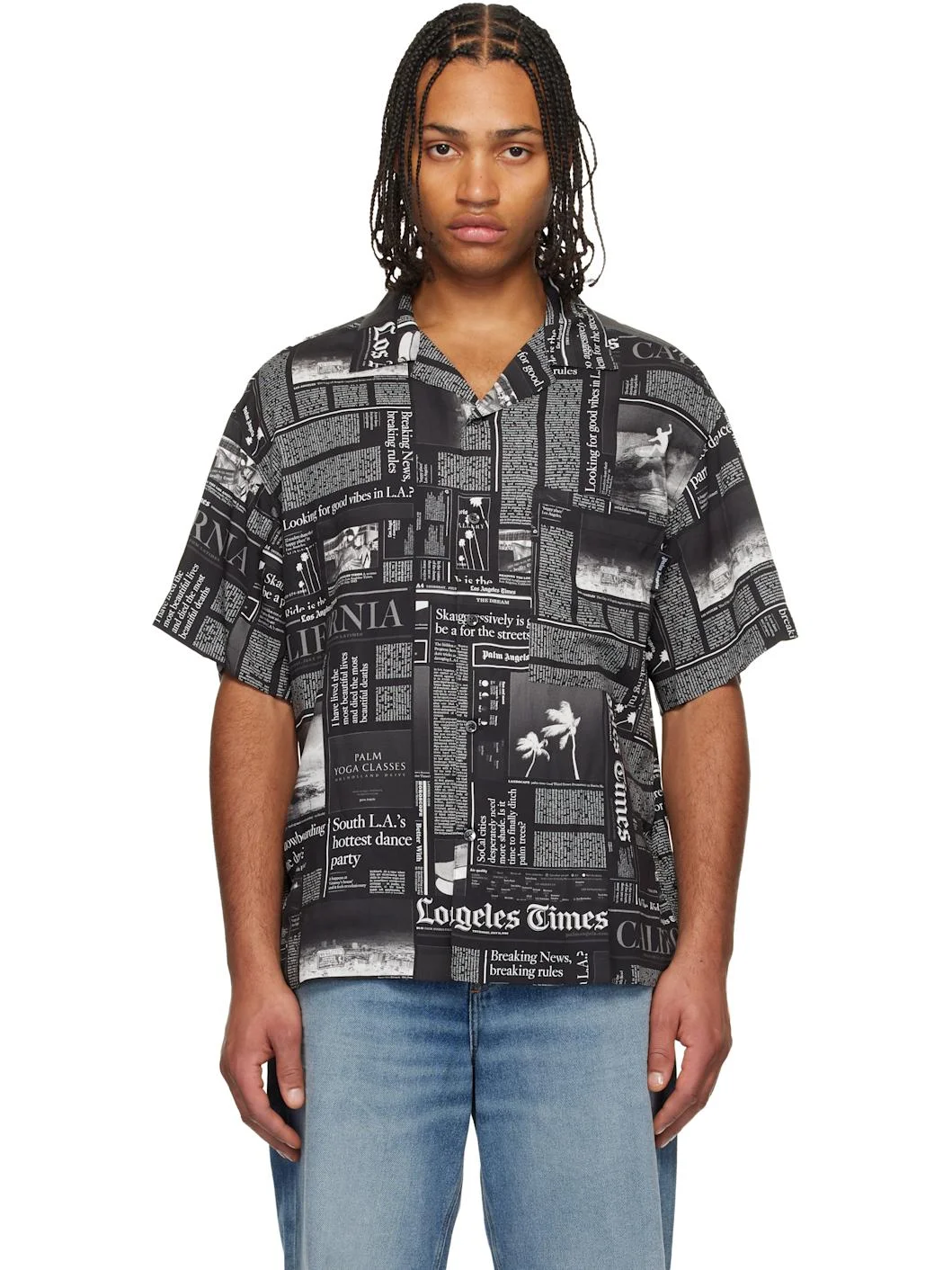 Black LA Times Edition News Shirt - 1