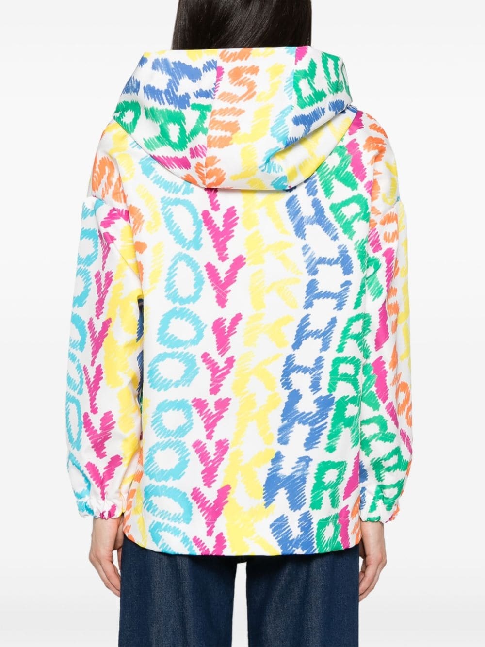 Khris doodle-print windbreaker - 4