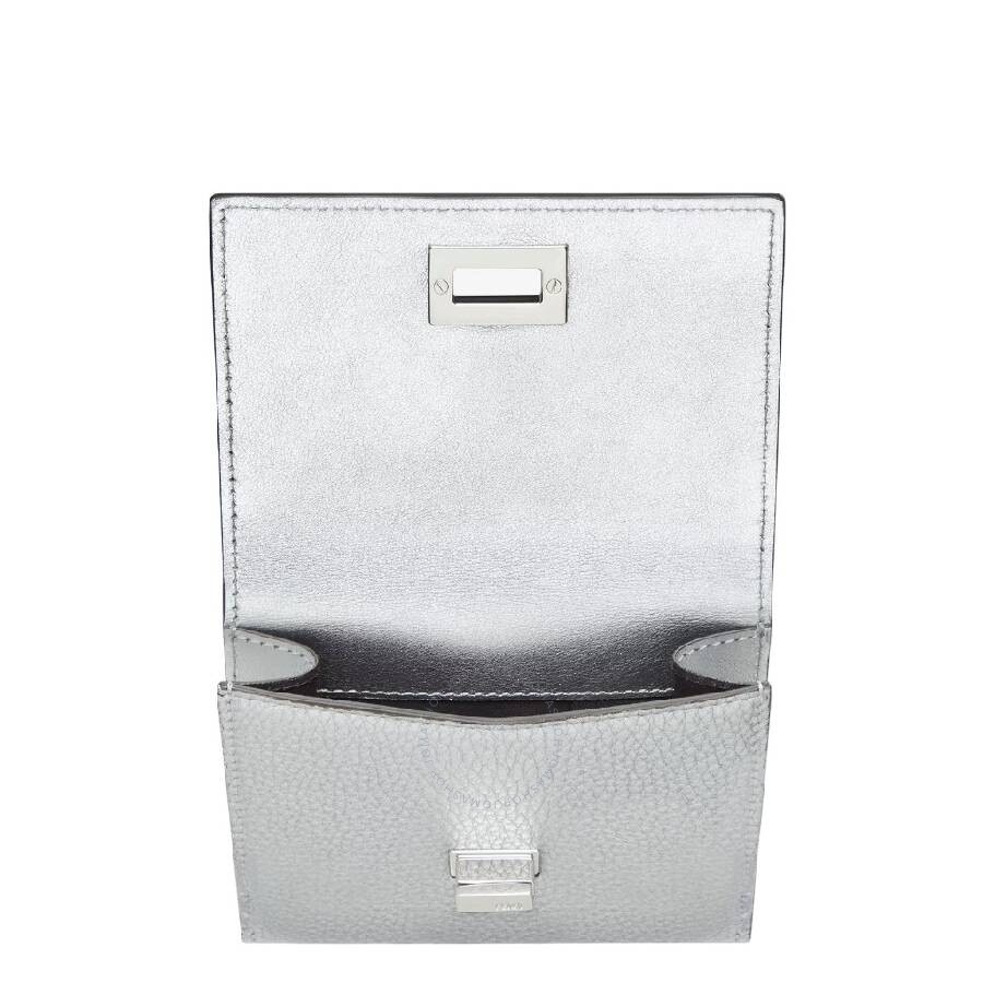 Fendi Peekaboo Tri-Fold Leather Wallet - 3