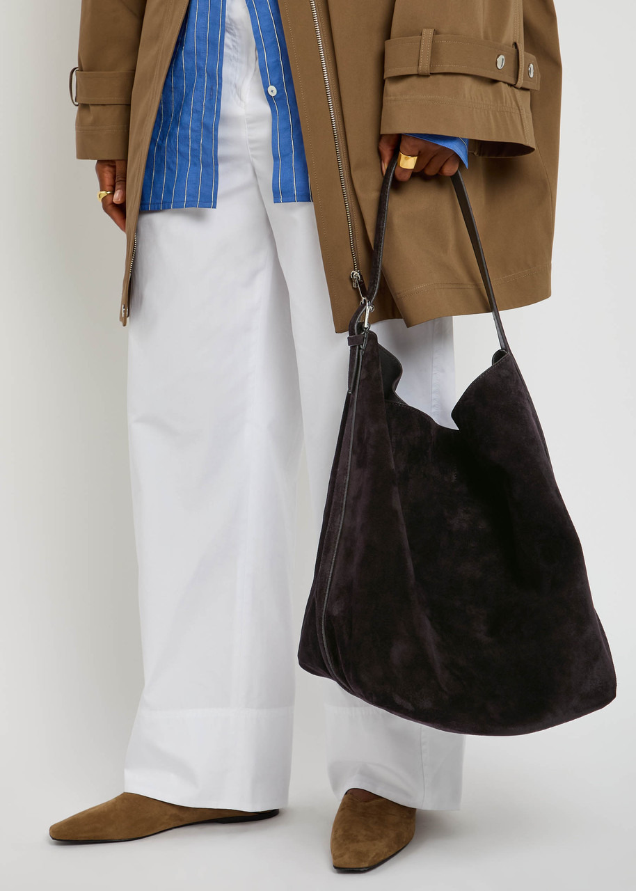 Toteme Belted Suede Tote - 7