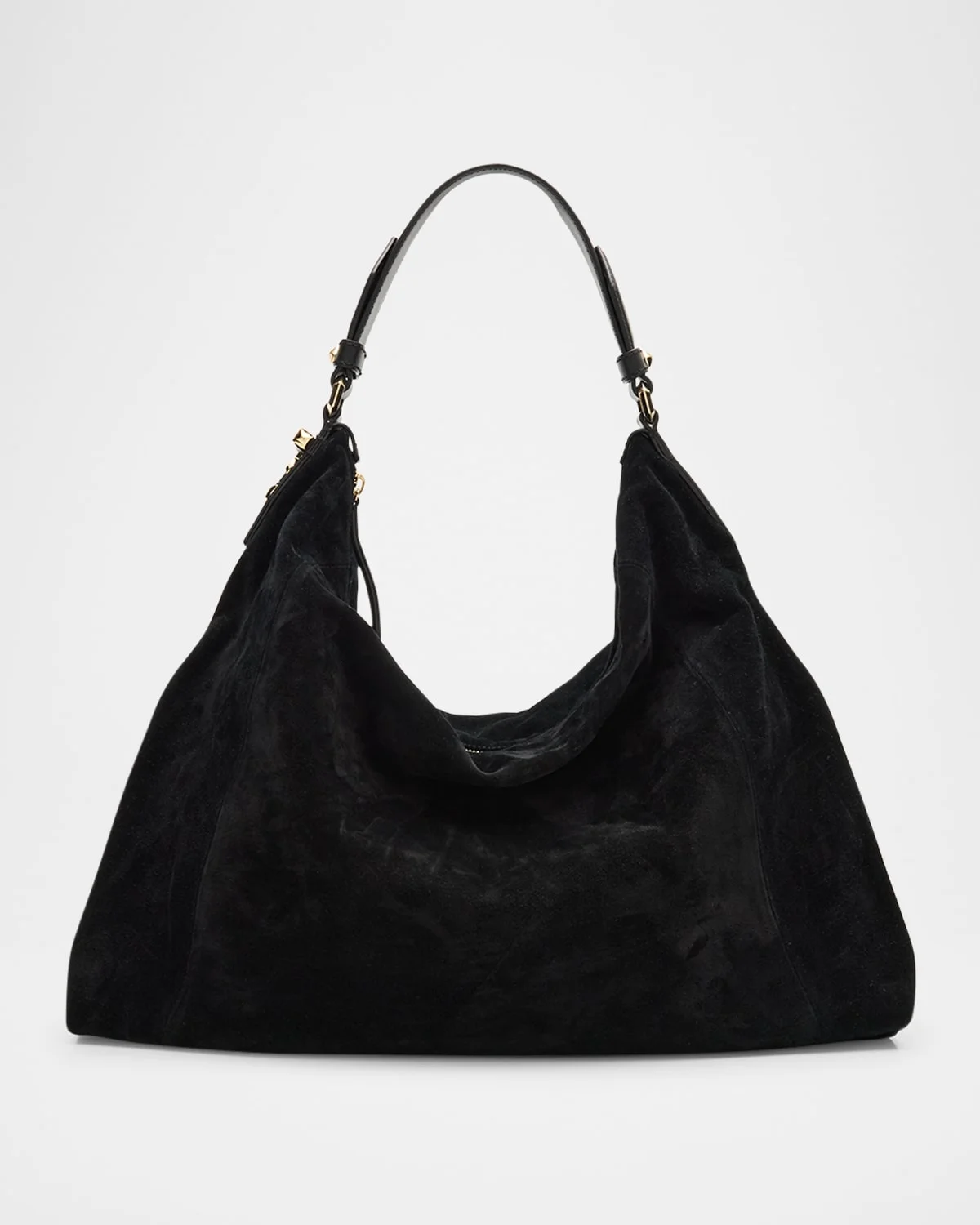 Ana Slouchy Suede Hobo Bag - 1