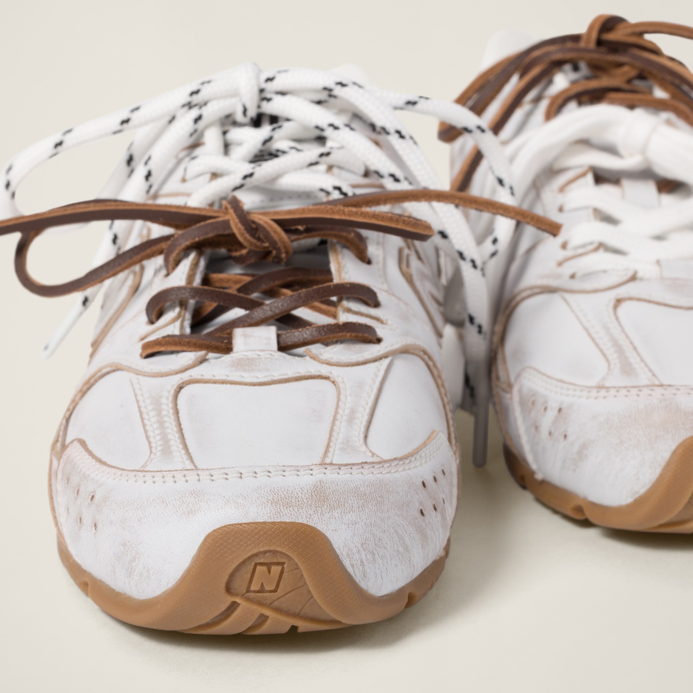 New Balance X Miu Miu 530 SL leather sneakers - 4