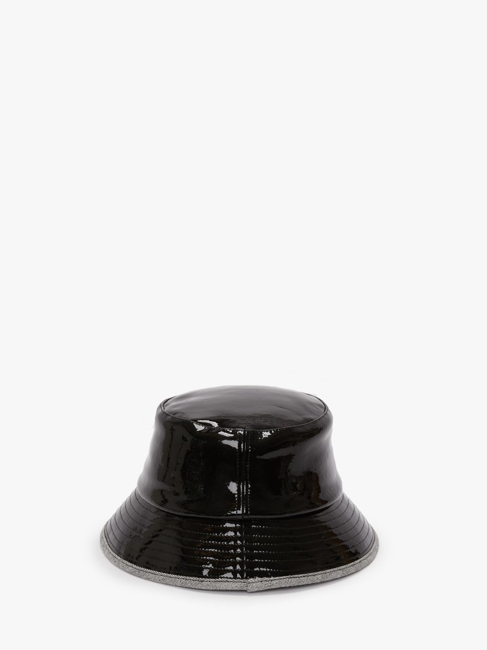 COATED DENIM BUCKET HAT WITH LOGO - 3