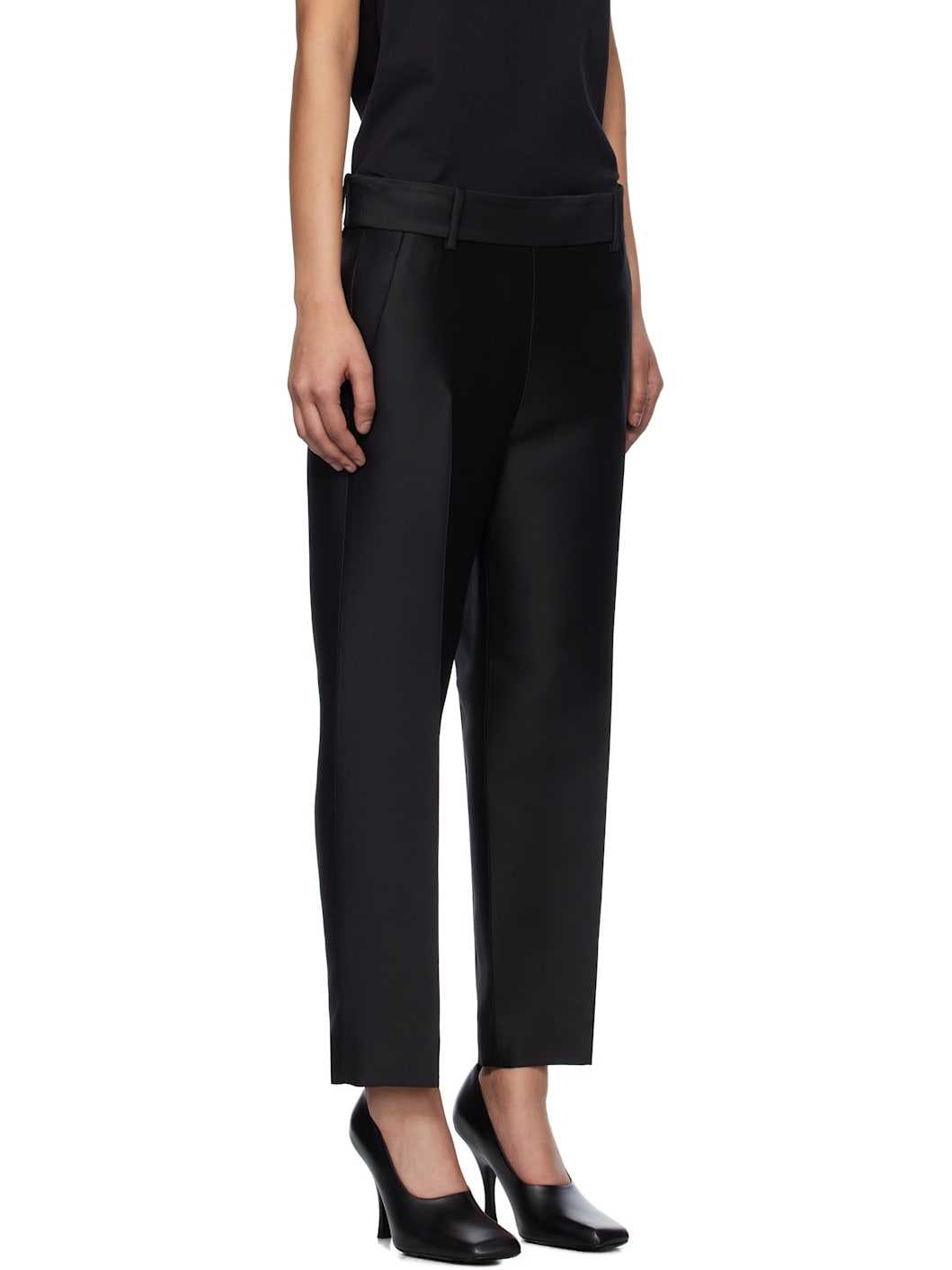 Black Cam Trousers - 2