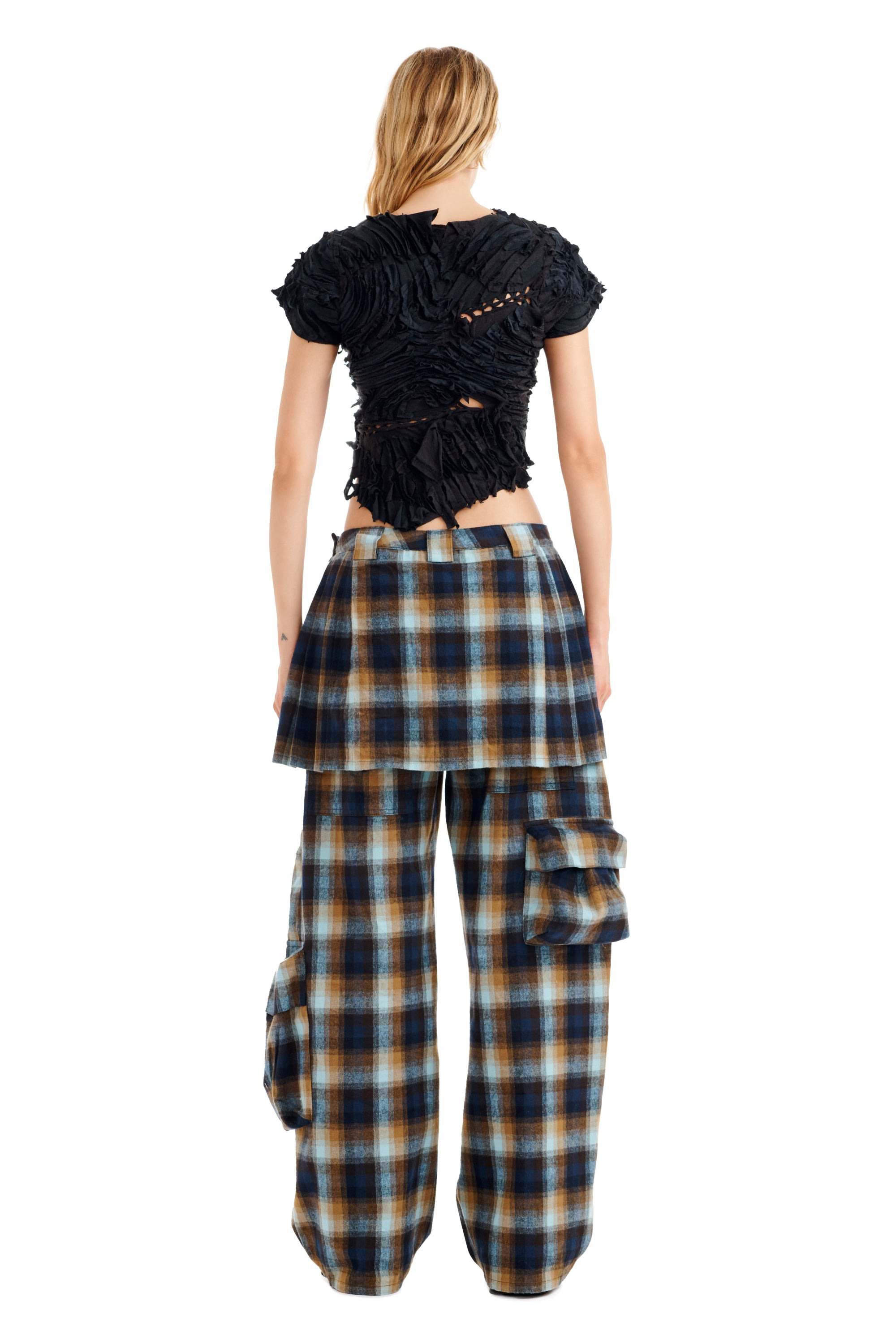 BLACK S/S CHIRP TOP - 5