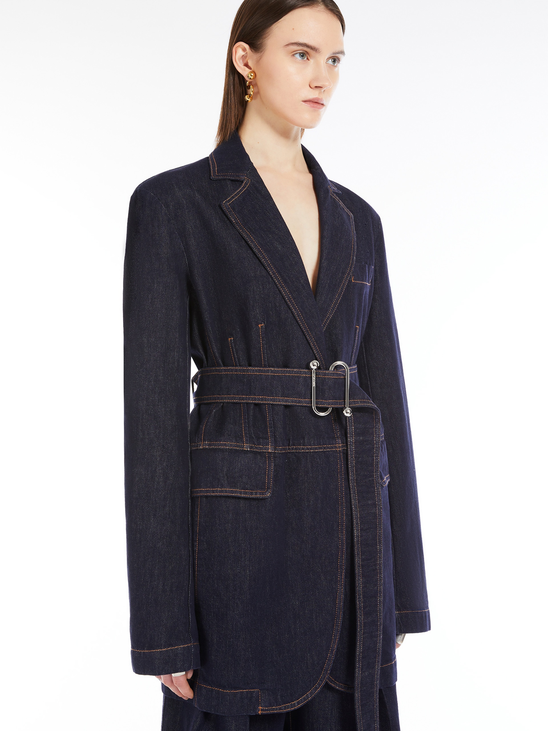 DOMINO Oversized denim blazer - 5