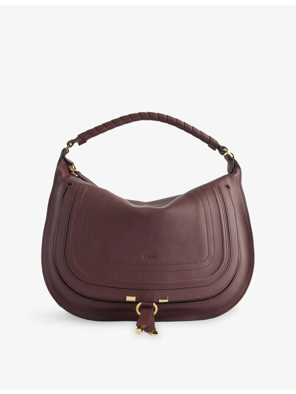 Marcie Medium Leather Hobo Bag - 1