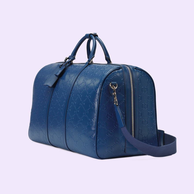 GUCCI GG embossed large duffle bag outlook