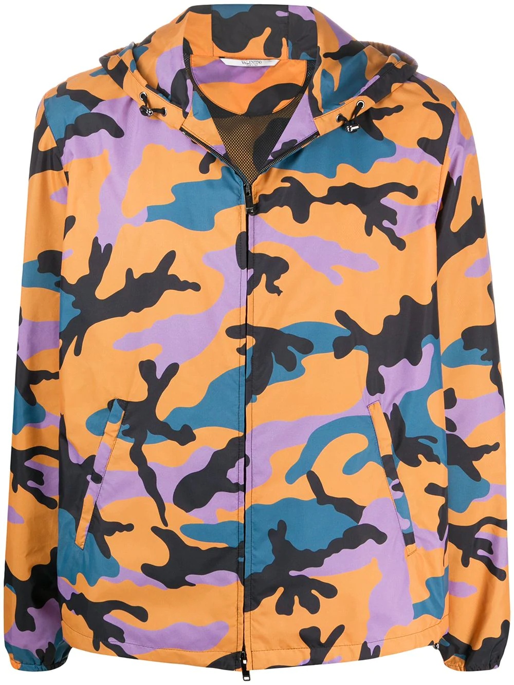 camouflage hooded jacket - 1