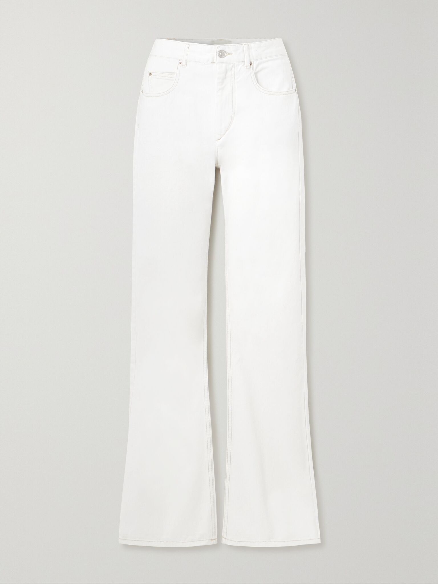 Belvira high-rise flared jeans White - 1