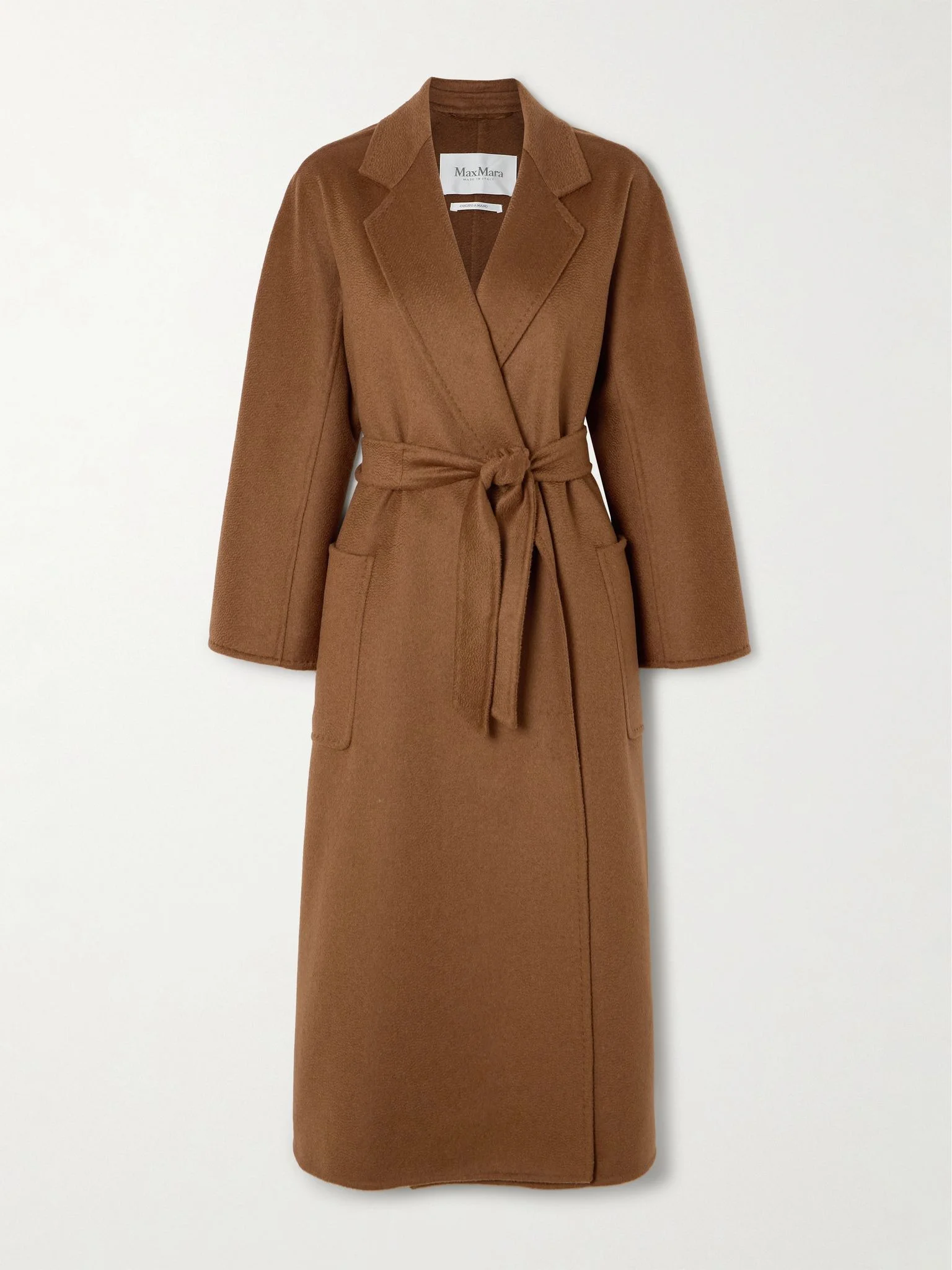 Ludmilla belted cashmere coat Brown - 1
