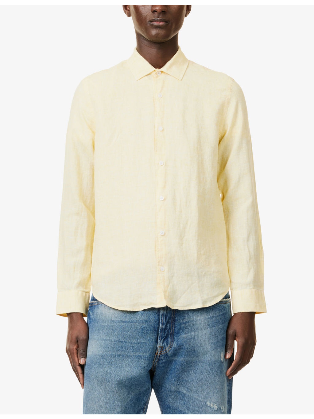 Giles Long-Sleeve Linen Shirt - 3