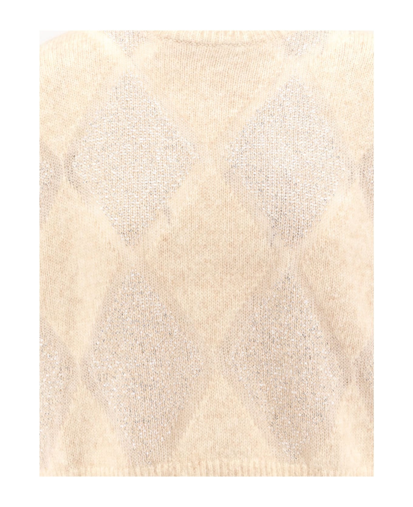 Cream Wool Knitwear - 3