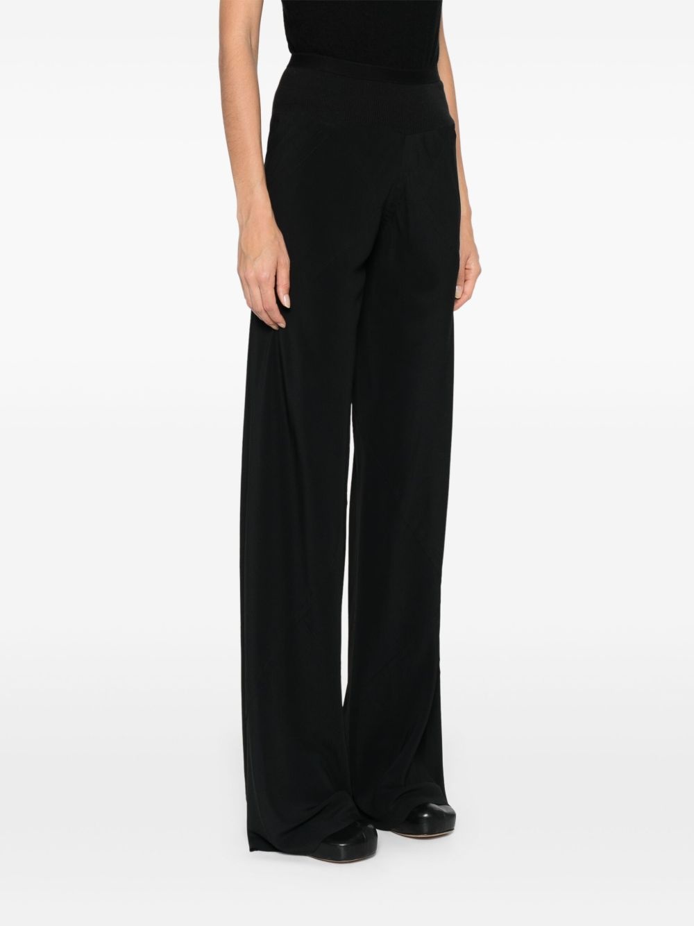 cotton-blend trousers - 3