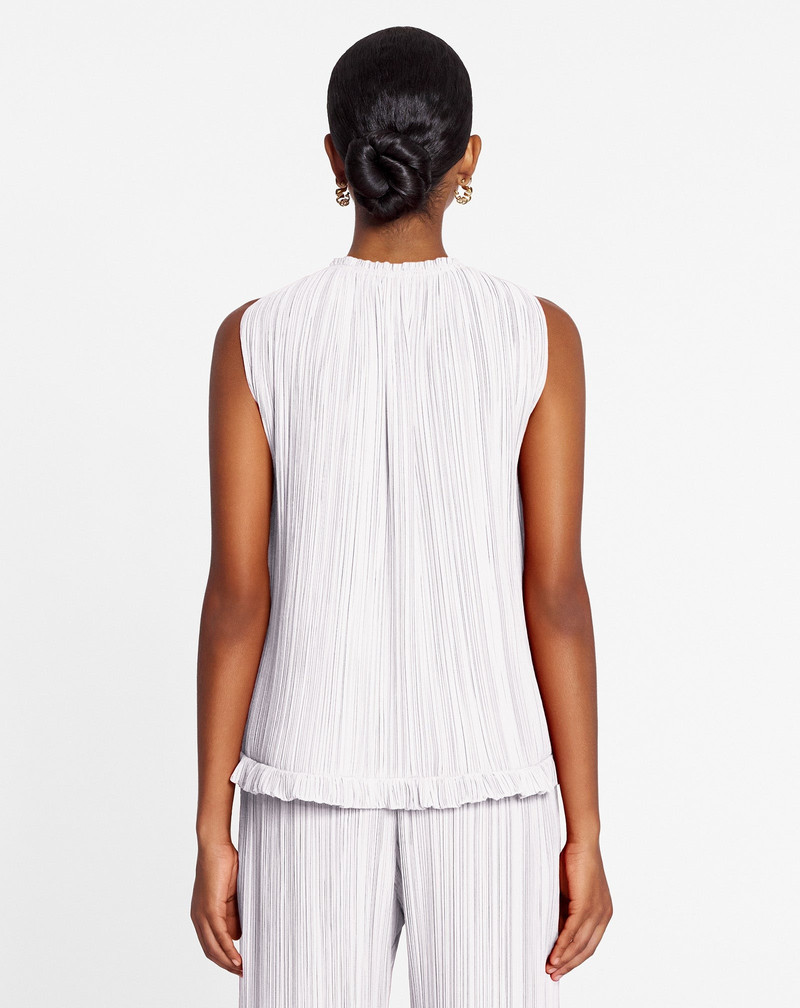 PLEATED SLEEVELESS TOP 4