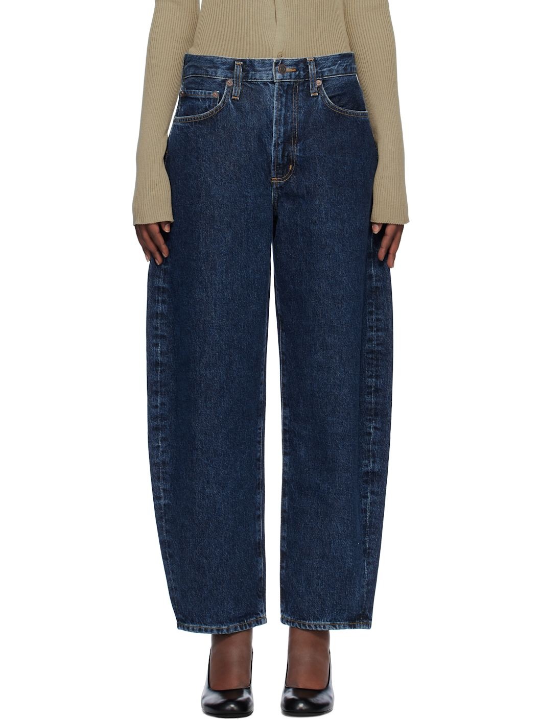 Indigo Balloon Jeans - 1