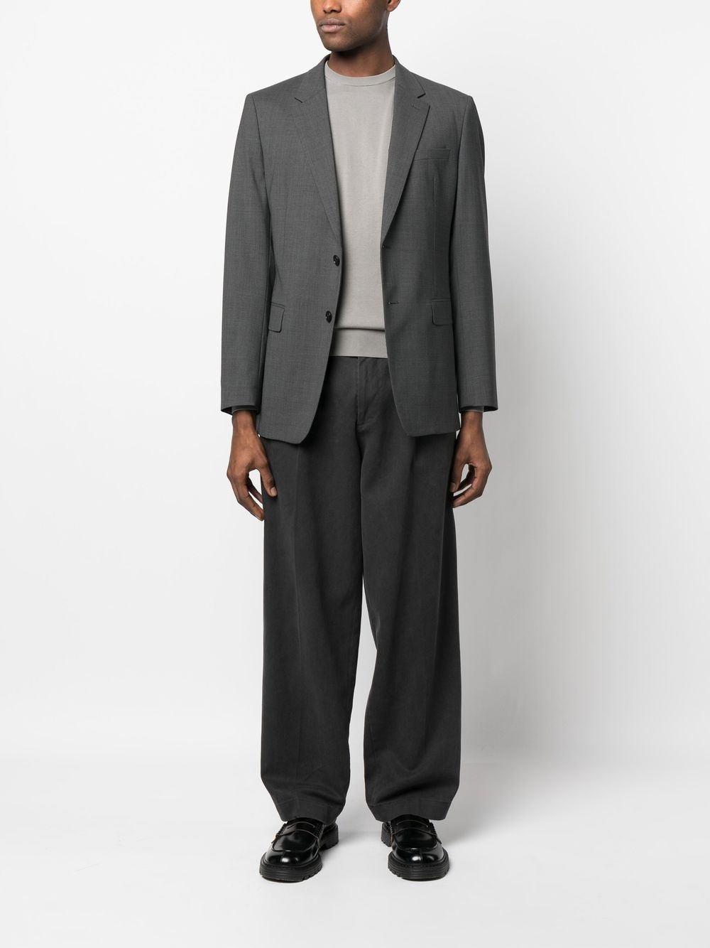 single-breasted tailored blazer - 2