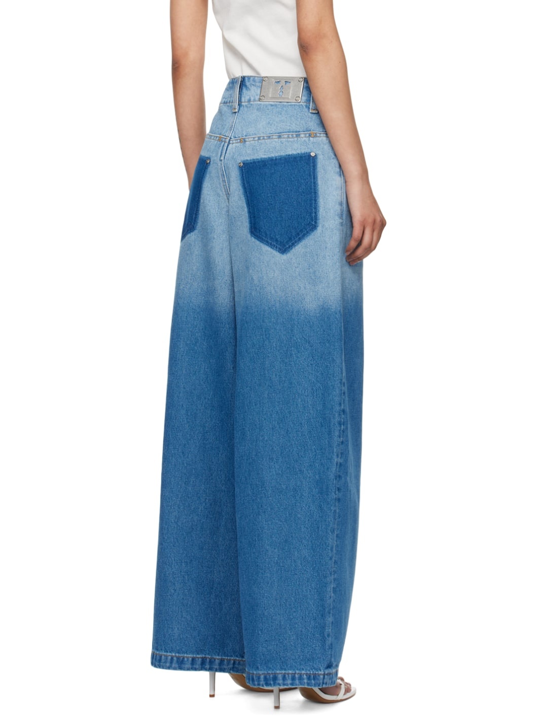 Blue Faded Jeans - 3