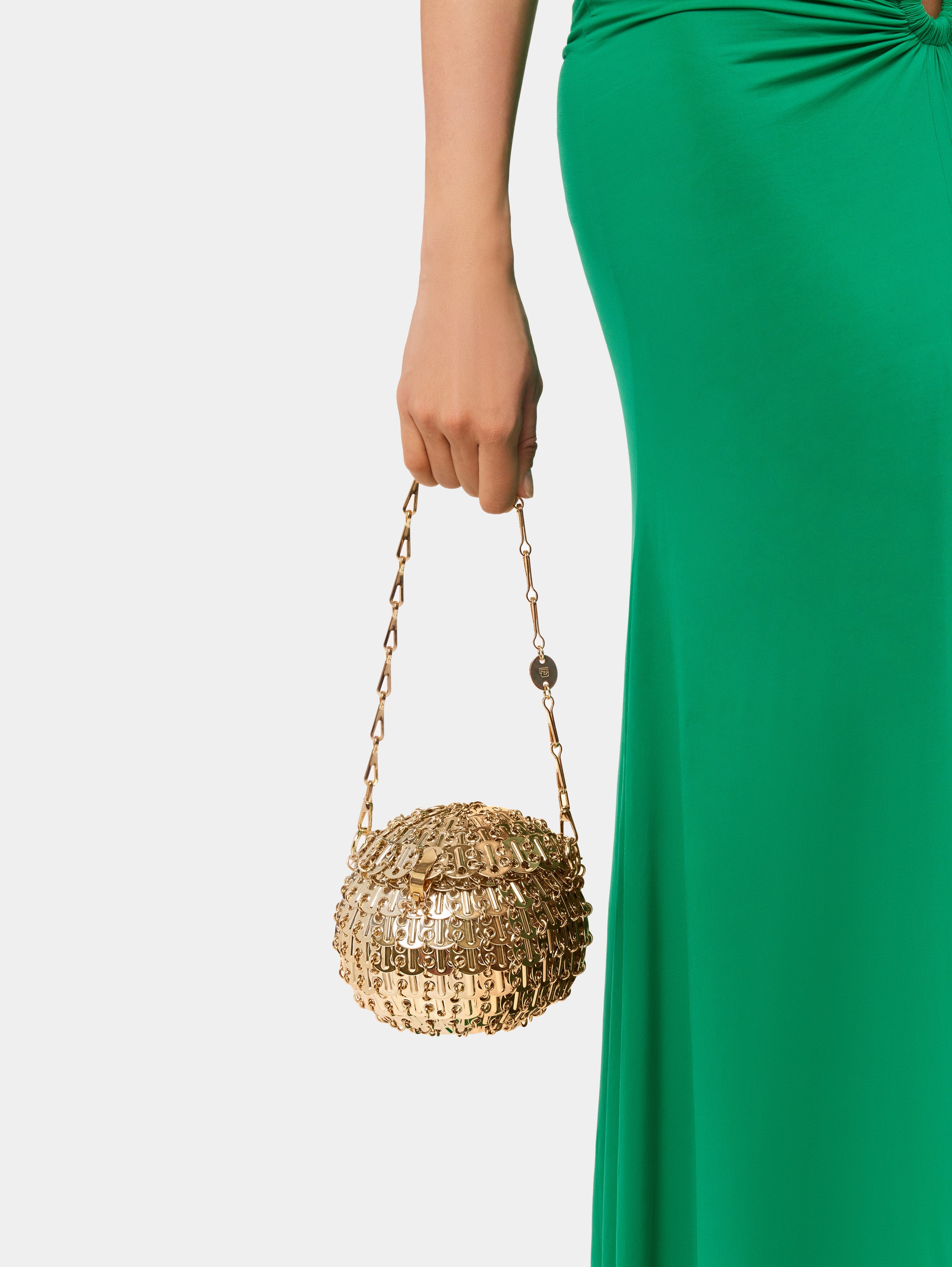 SMALL 1969 GOLD BALL-SHAPED BAG - 2