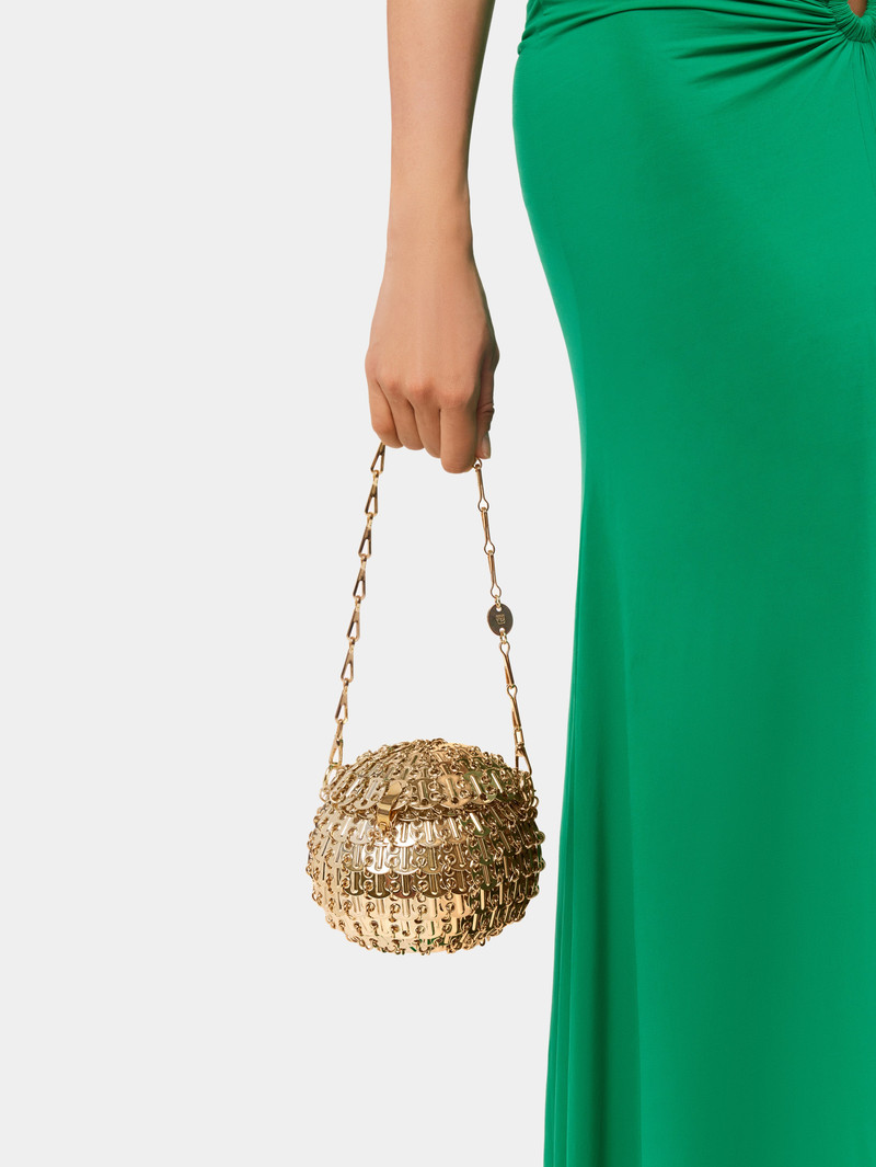 rabanne SMALL 1969 GOLD BALL-SHAPED BAG outlook