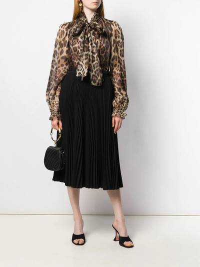 Dolce & Gabbana leopard print blouse outlook