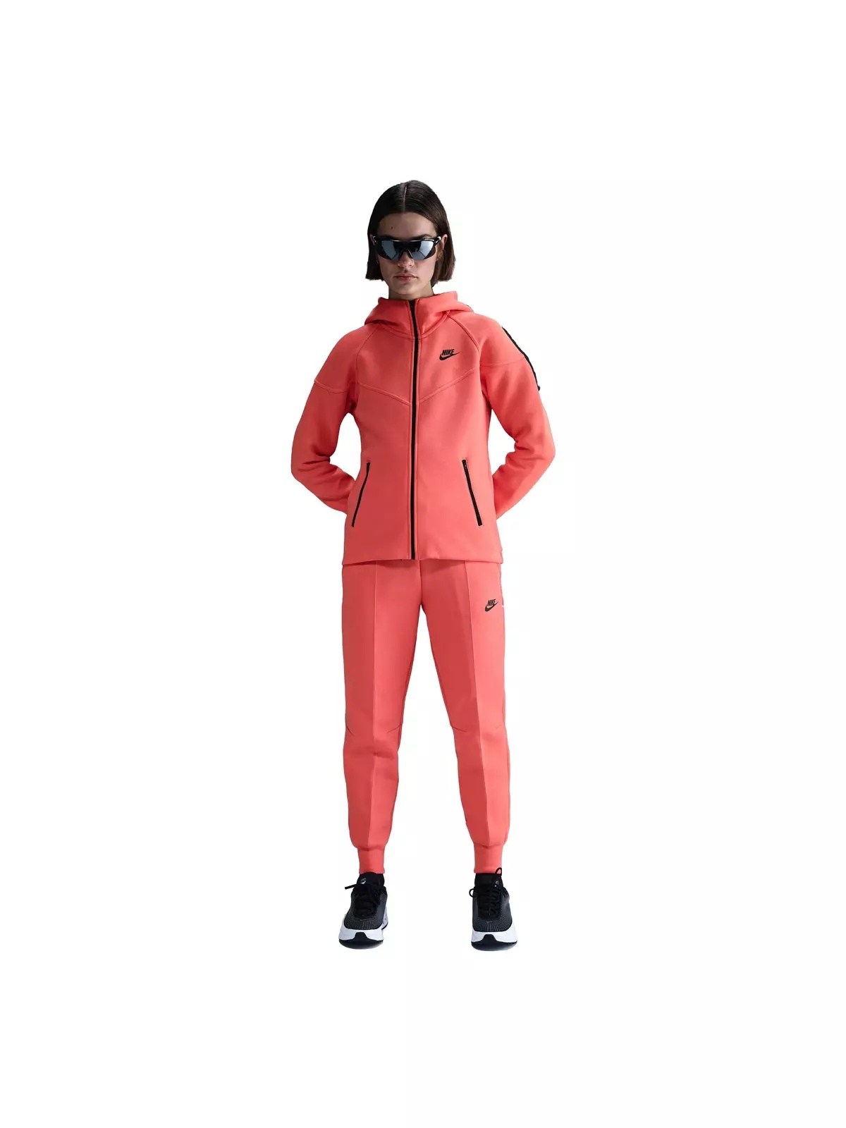 Women's Sportswear Tech Fleece Windrunner Full-Zip Hooded Jacket - Orange - 4